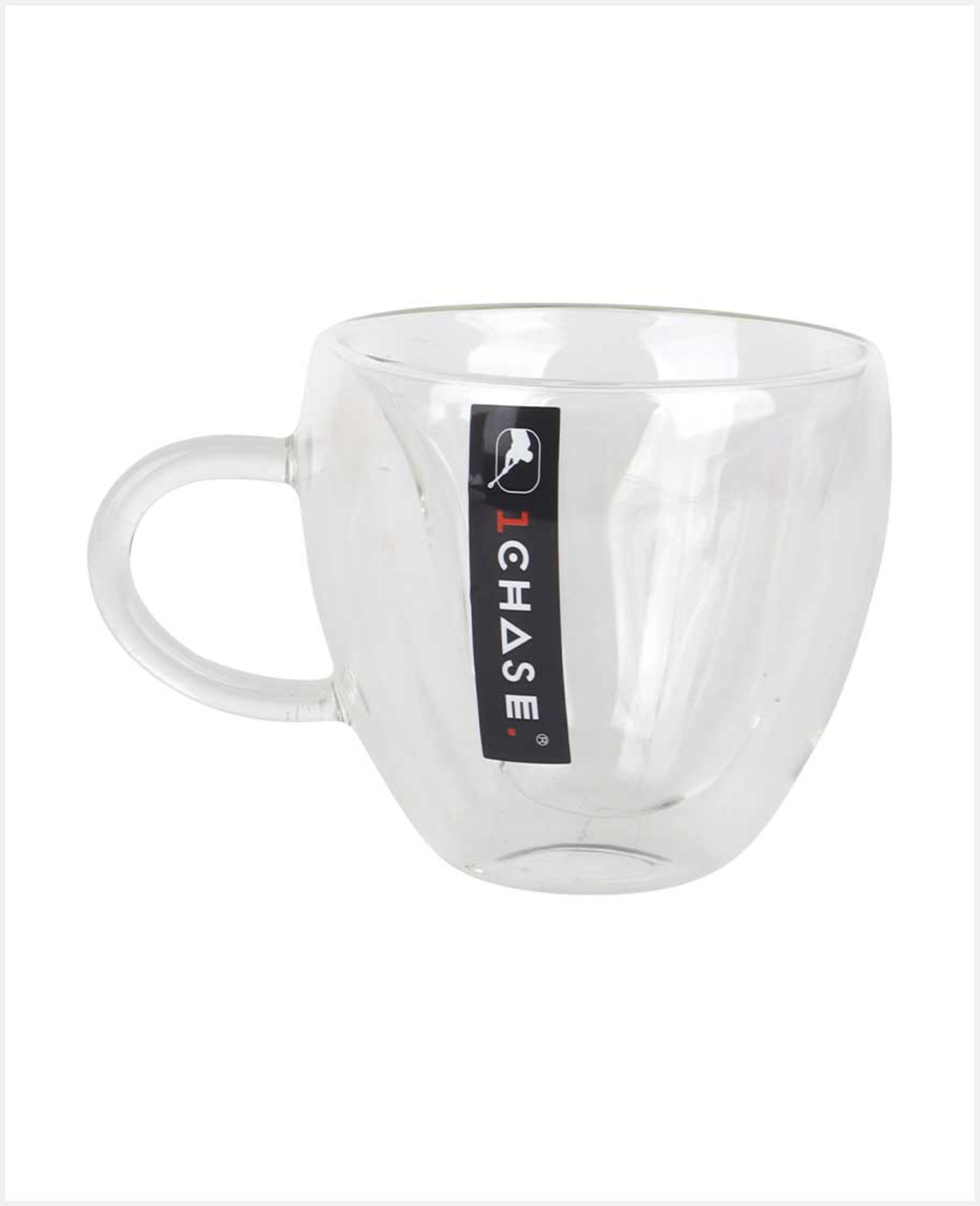 1chase Borosilicate Double Wall Glass with Handle 250ml 1ch-250h-1ps