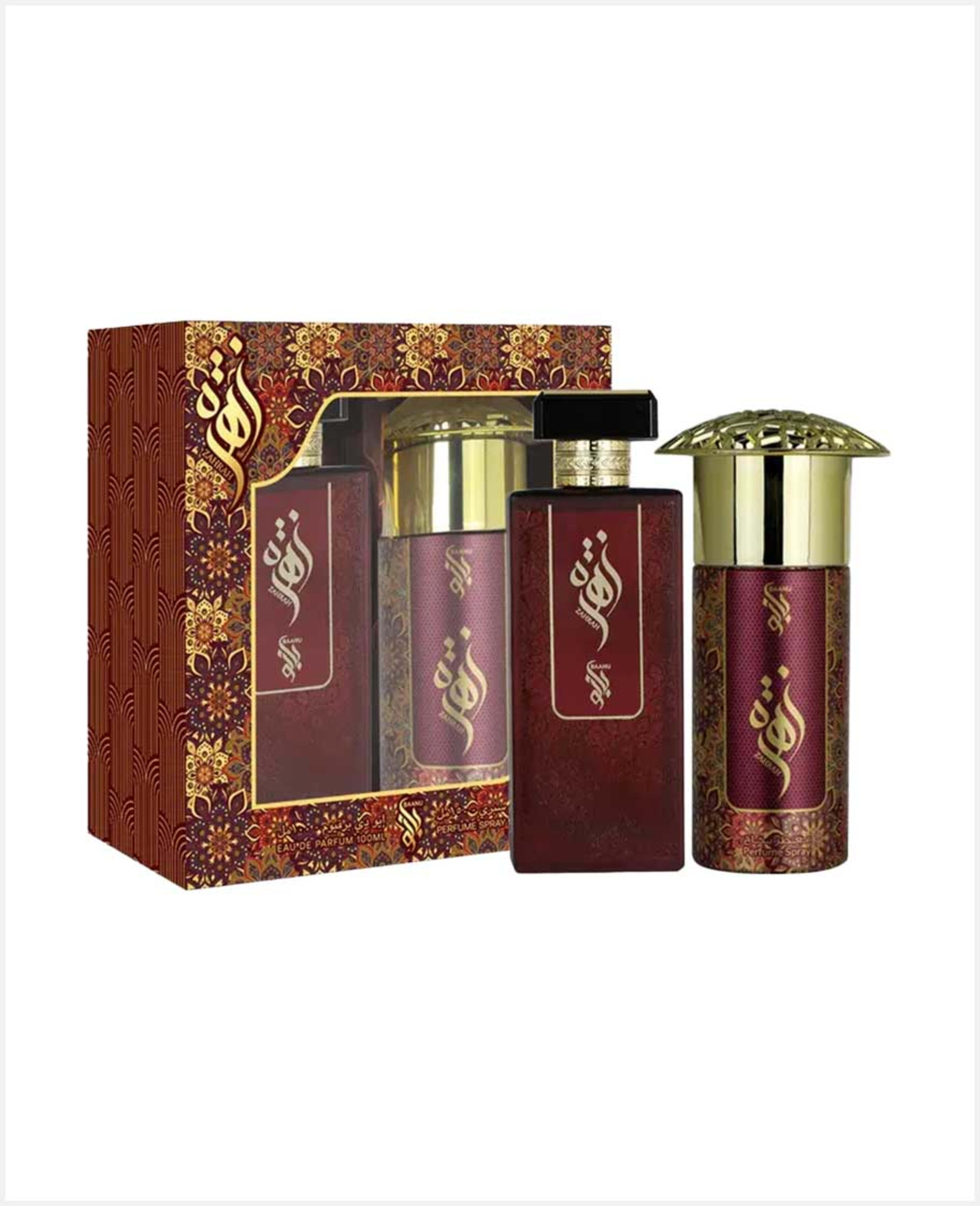 Baanu Zahra Edp Spray 100ml+zahra Perfume Spray 150ml