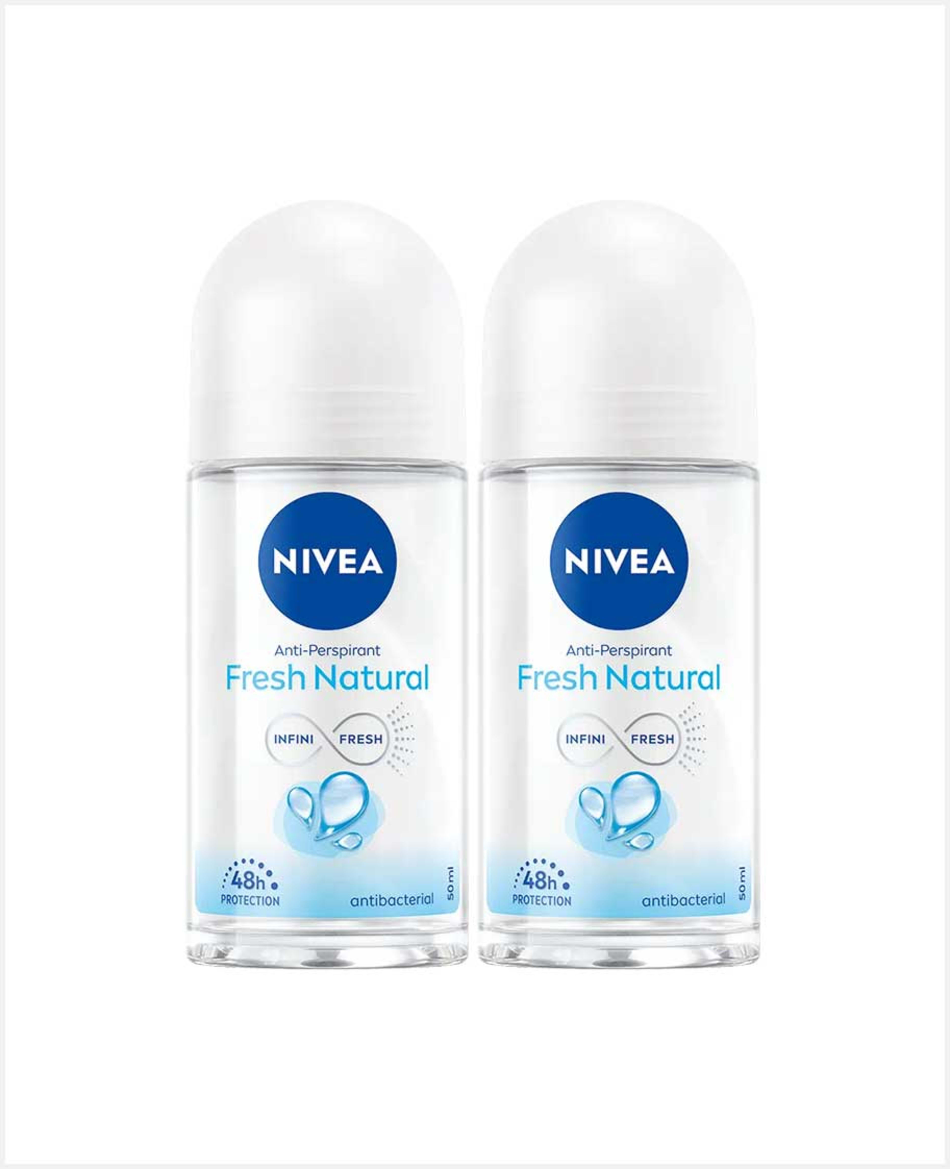 Nivea Fresh Deodorant Roll on 2x50ml @15%off - image 2