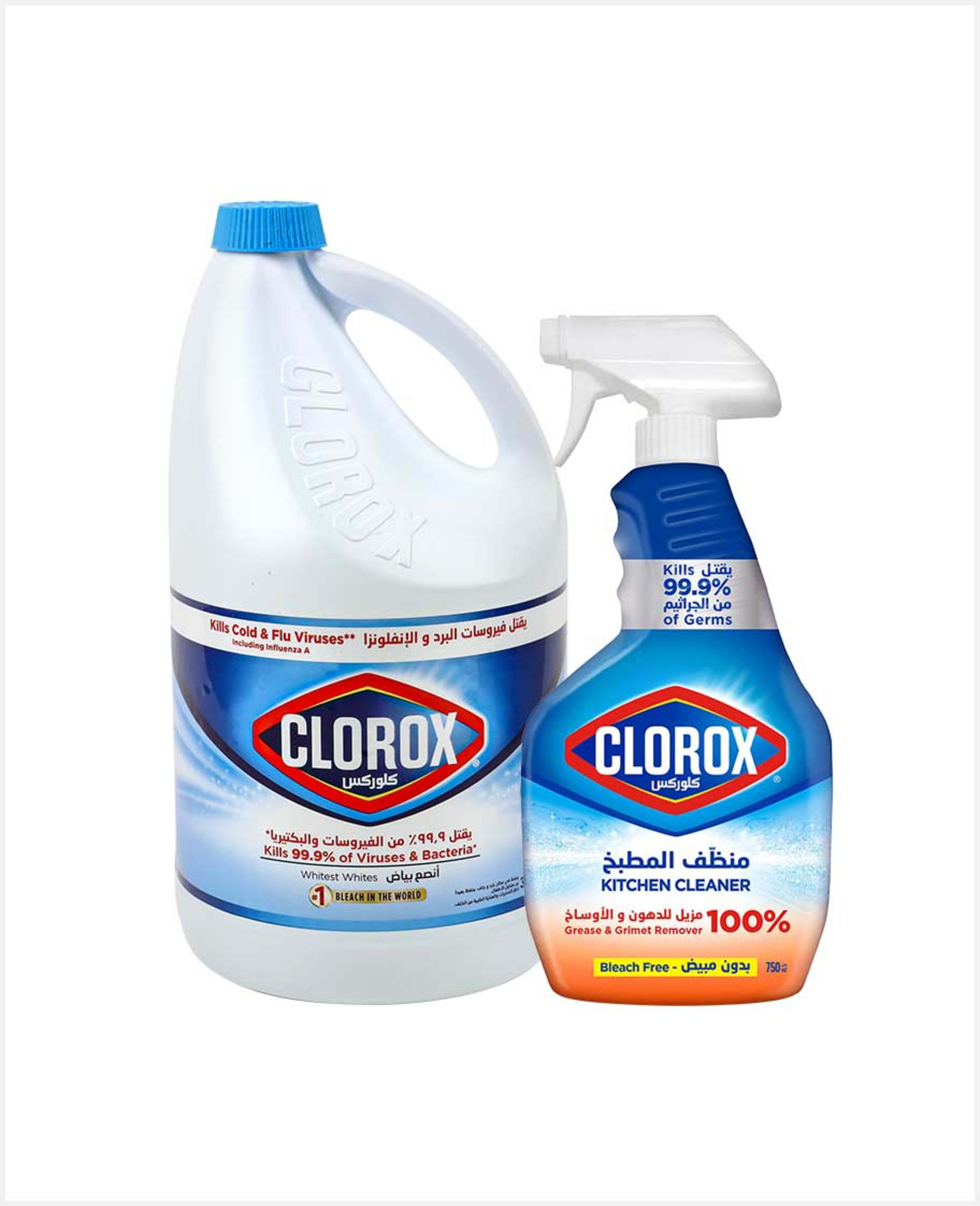 Clorox Bleach Liquid 3.78ltr+kitchen Cleaner 750ml