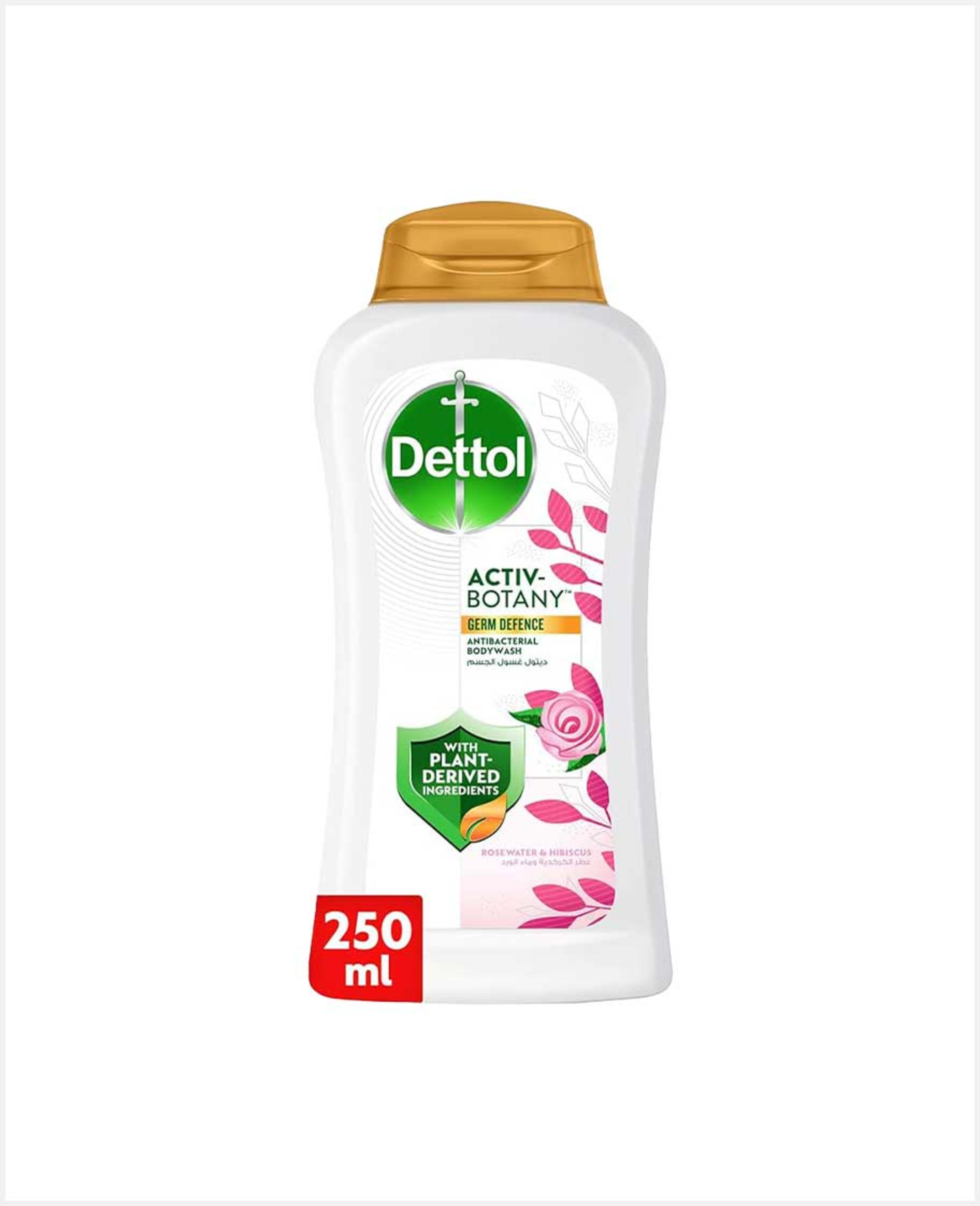 Dettol Activ-botany Shower Gel Hibiscus & Rosewater 250ml - image 2