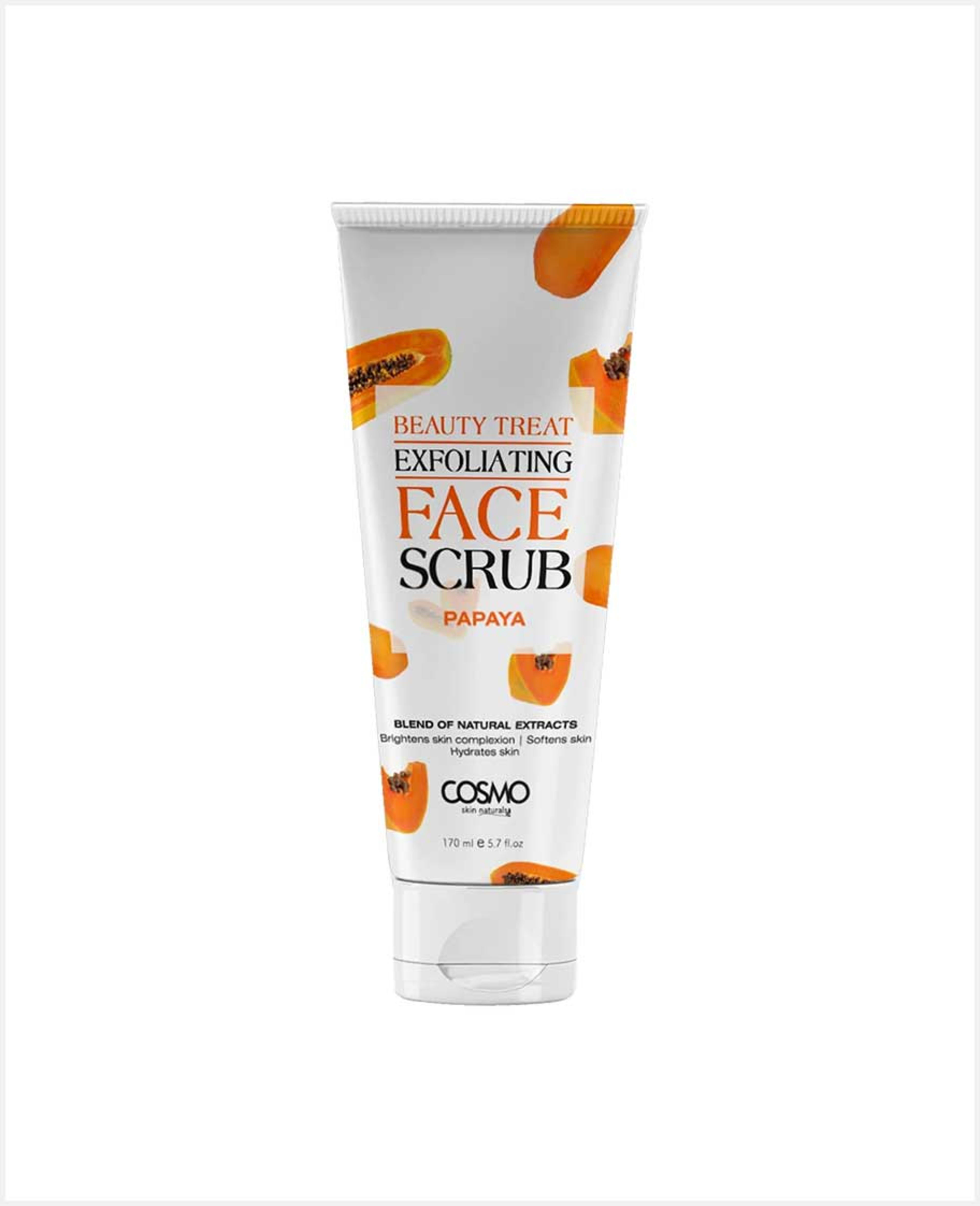 Cosmo Exfoliating Face Scrub Papaya 170ml