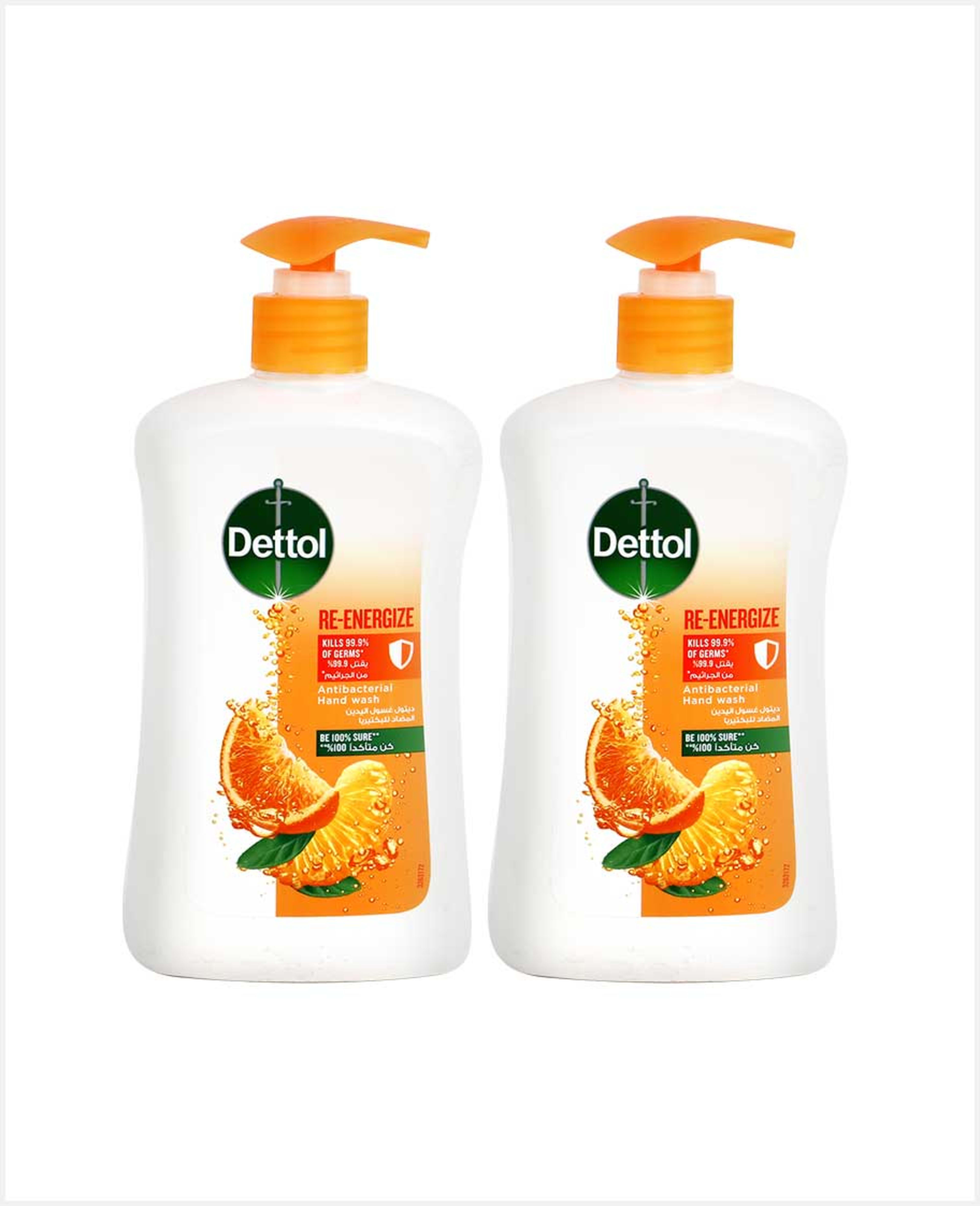 Dettol Handwash Re-energize 2x500ml