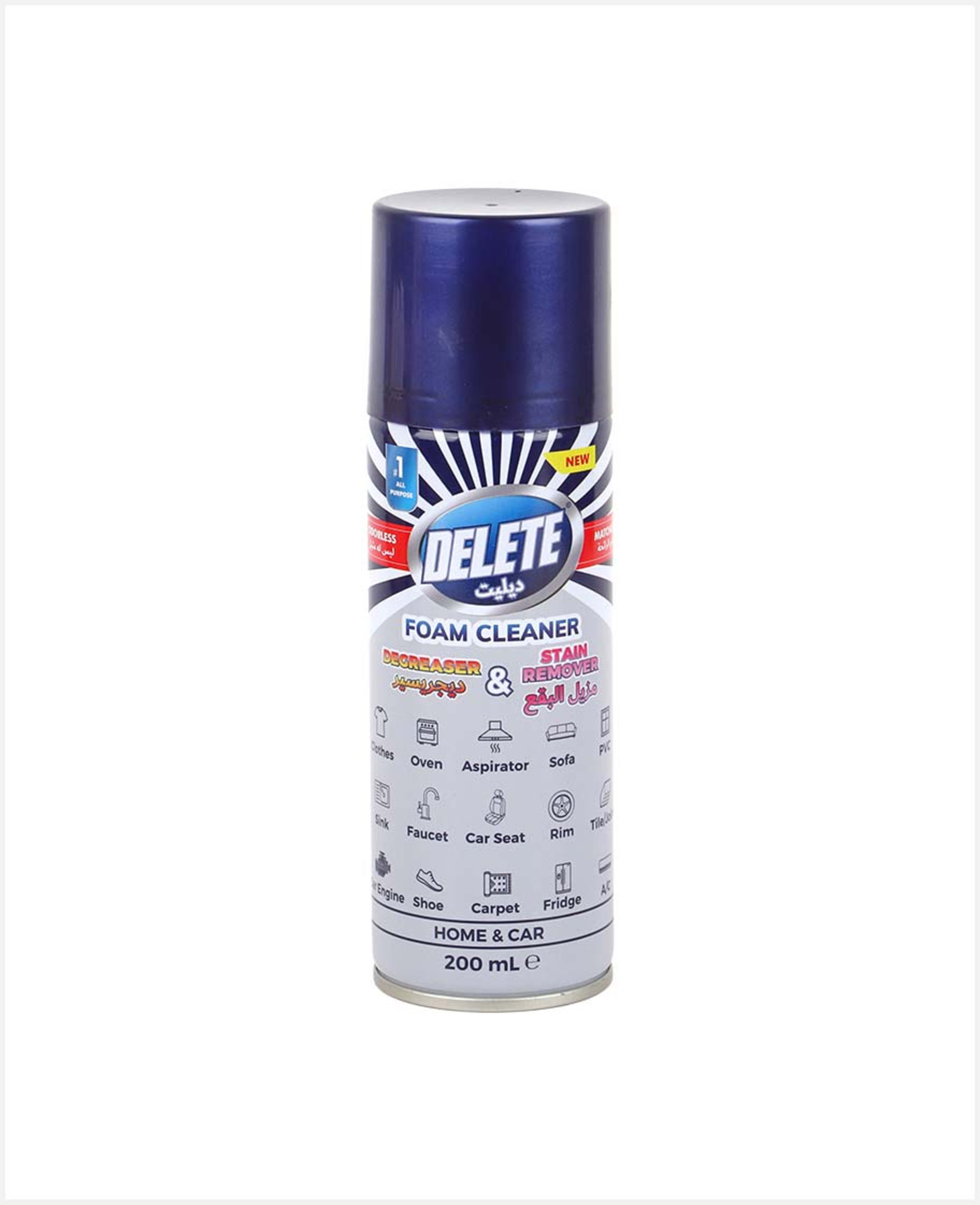 Delete Pro All Purpose Foam Cleaner 200ml