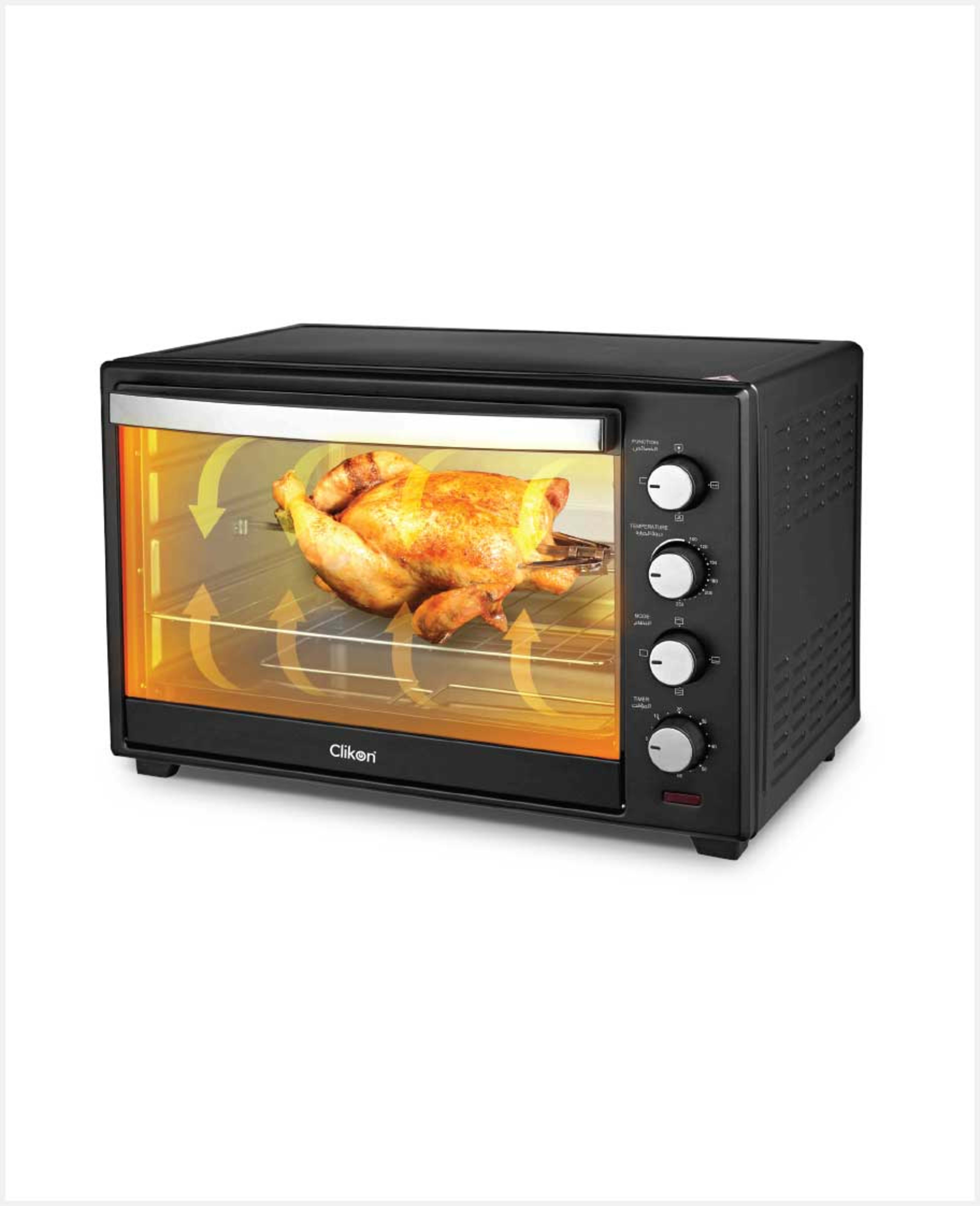 Clikon Toaster Oven with Rotisserie & Convention Ck4312-m