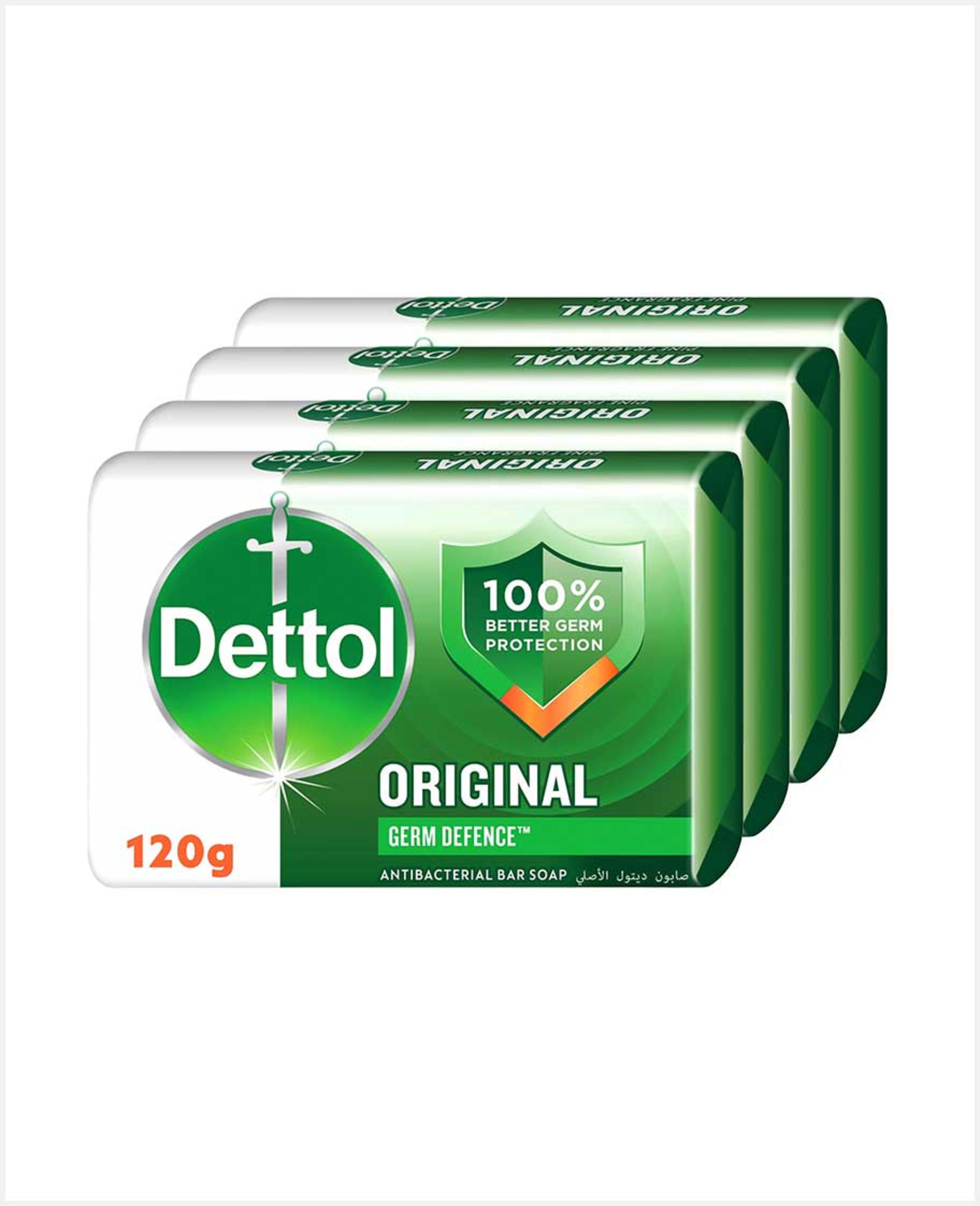 Dettol Antibacterial Bar Soap Original Pine Fragrance 4sx120gm @35%off