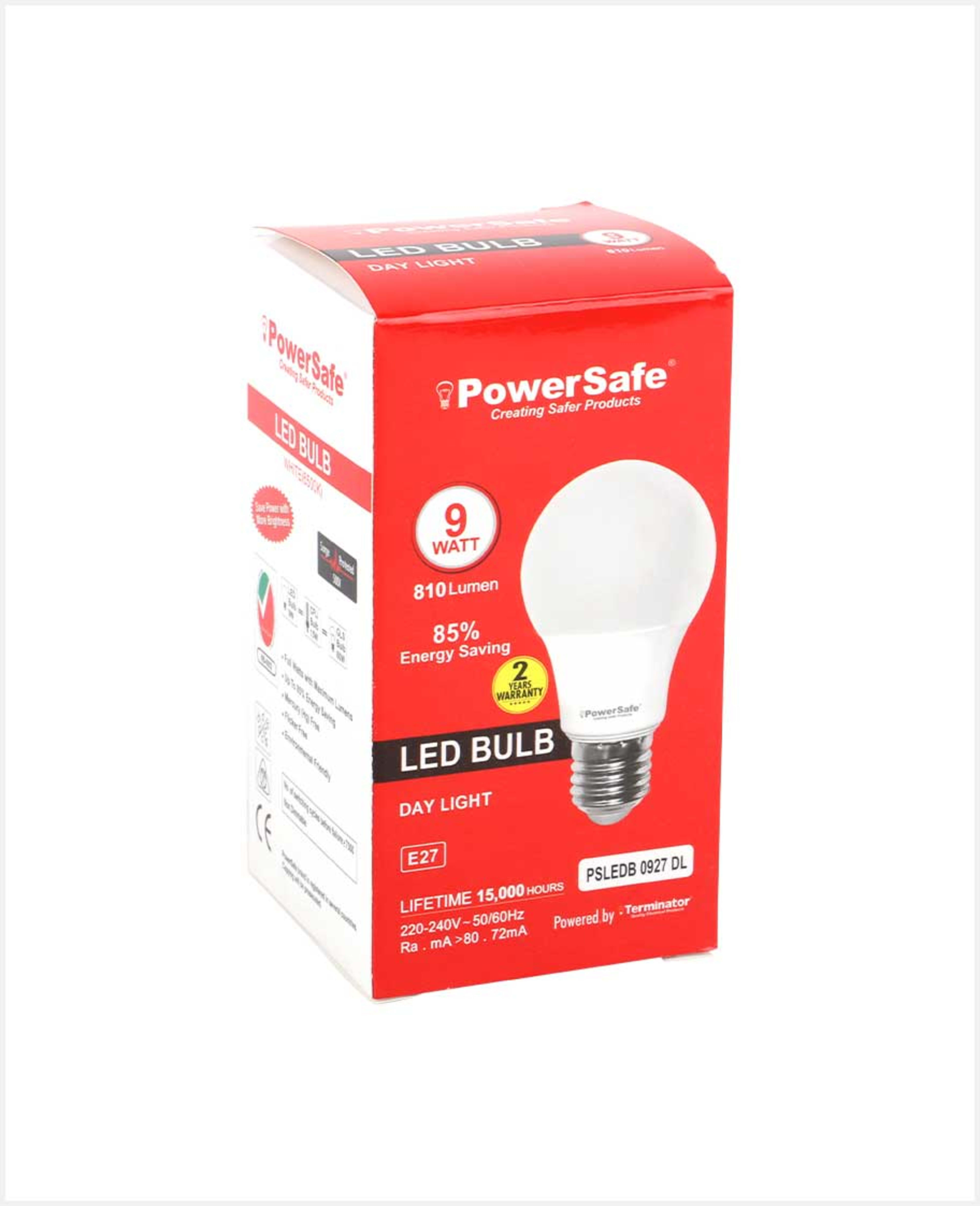 Power Safe LED Bulb Day Light E27 9w Psledb 0927 Dl - image 2