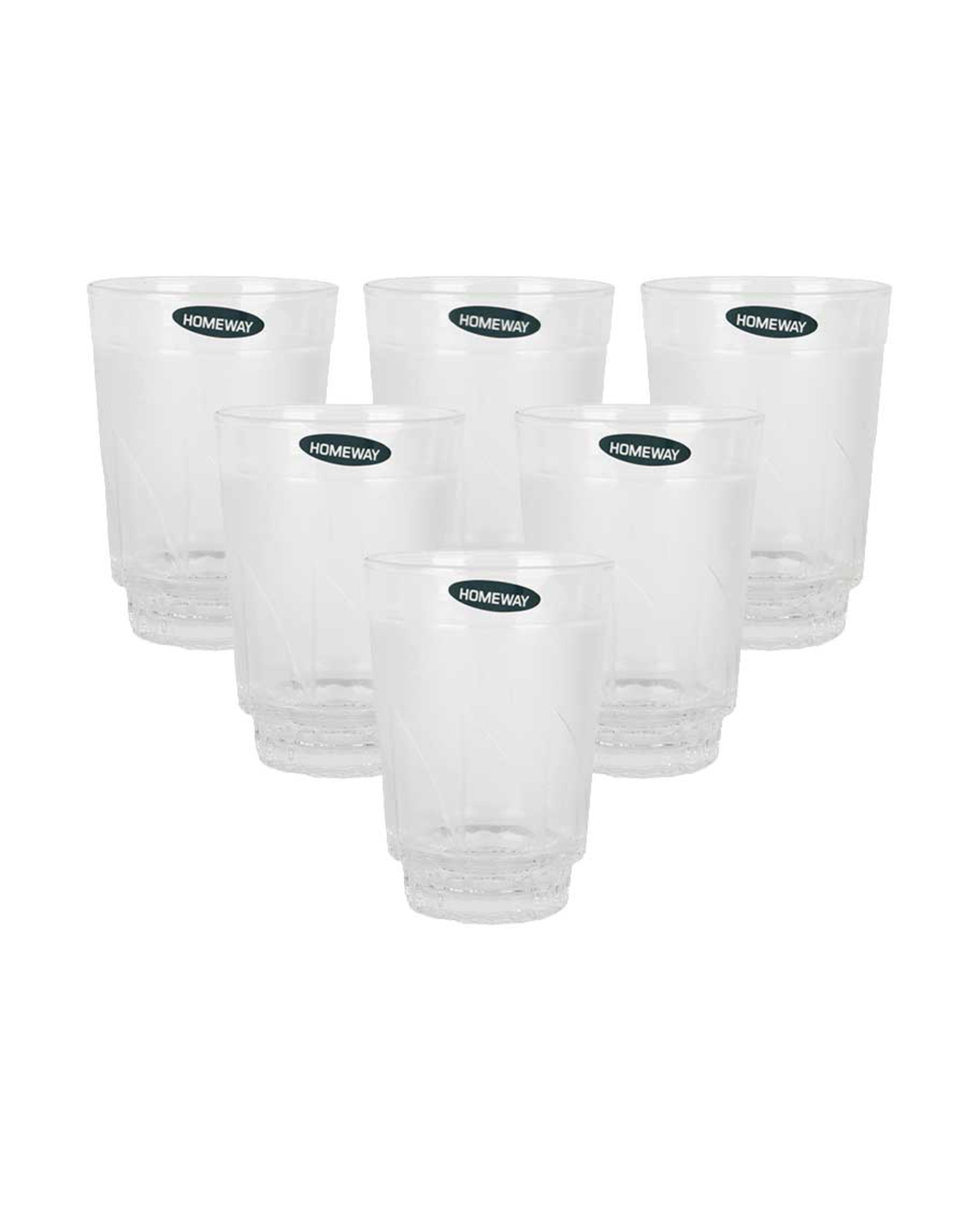 Homeway Glass Tumbler Galaxy 8oz Set of 6pcs Hw2959 - image 2