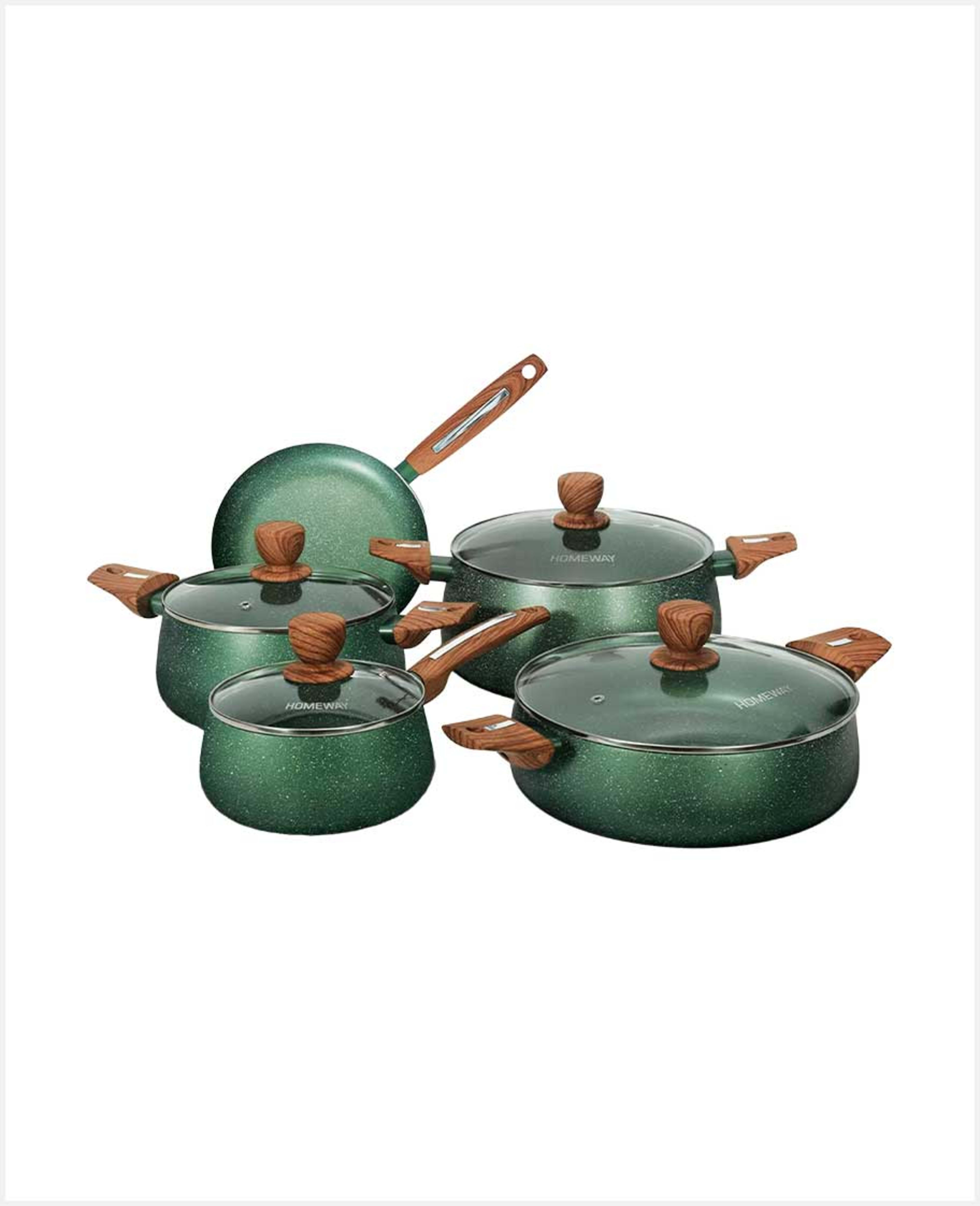 Homeway Marble Cookware Set 9pcs Hw3691