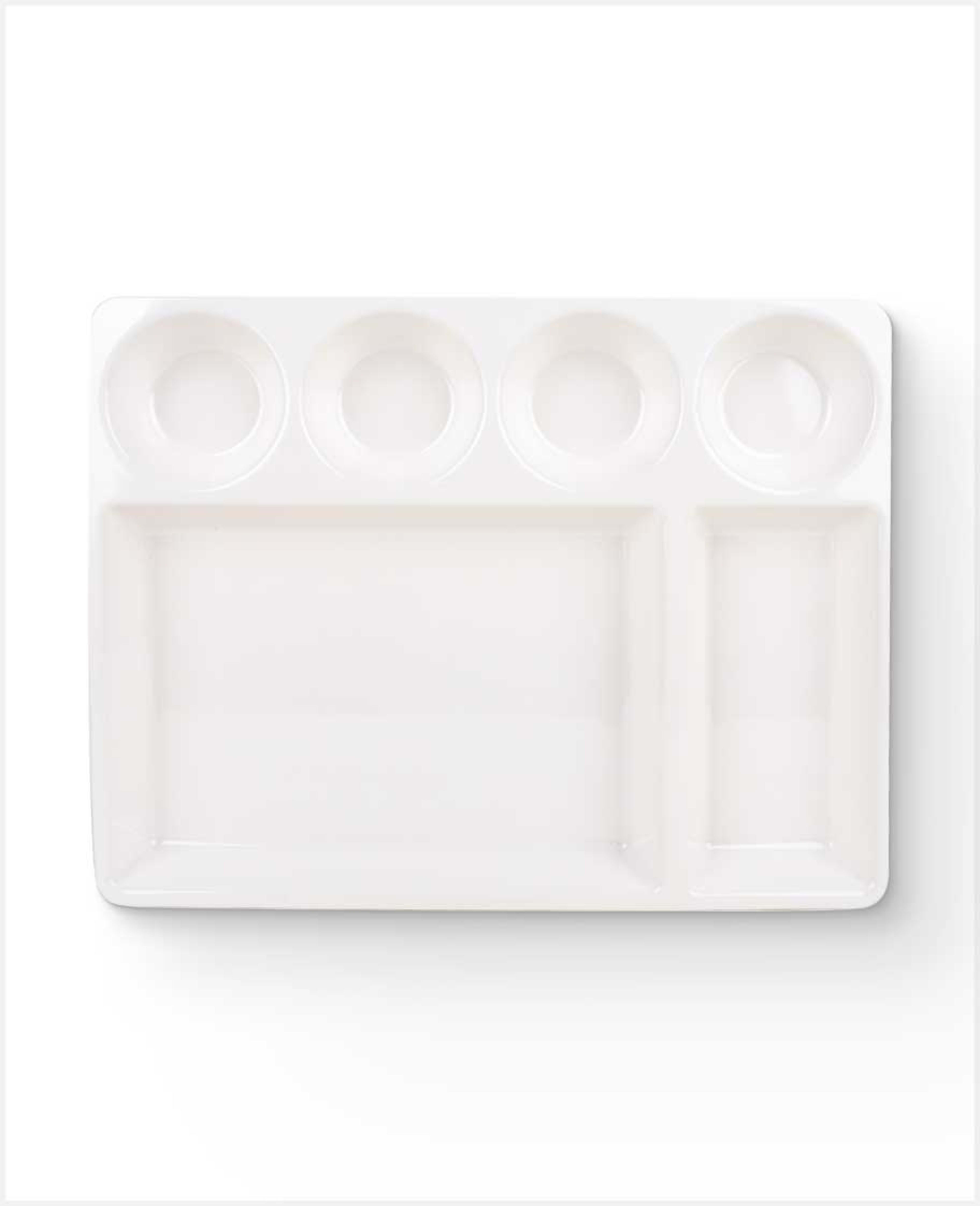 Servewell Melamine 6 Part Dosa Plate 37.5x29.5cm S-2903 - image 2