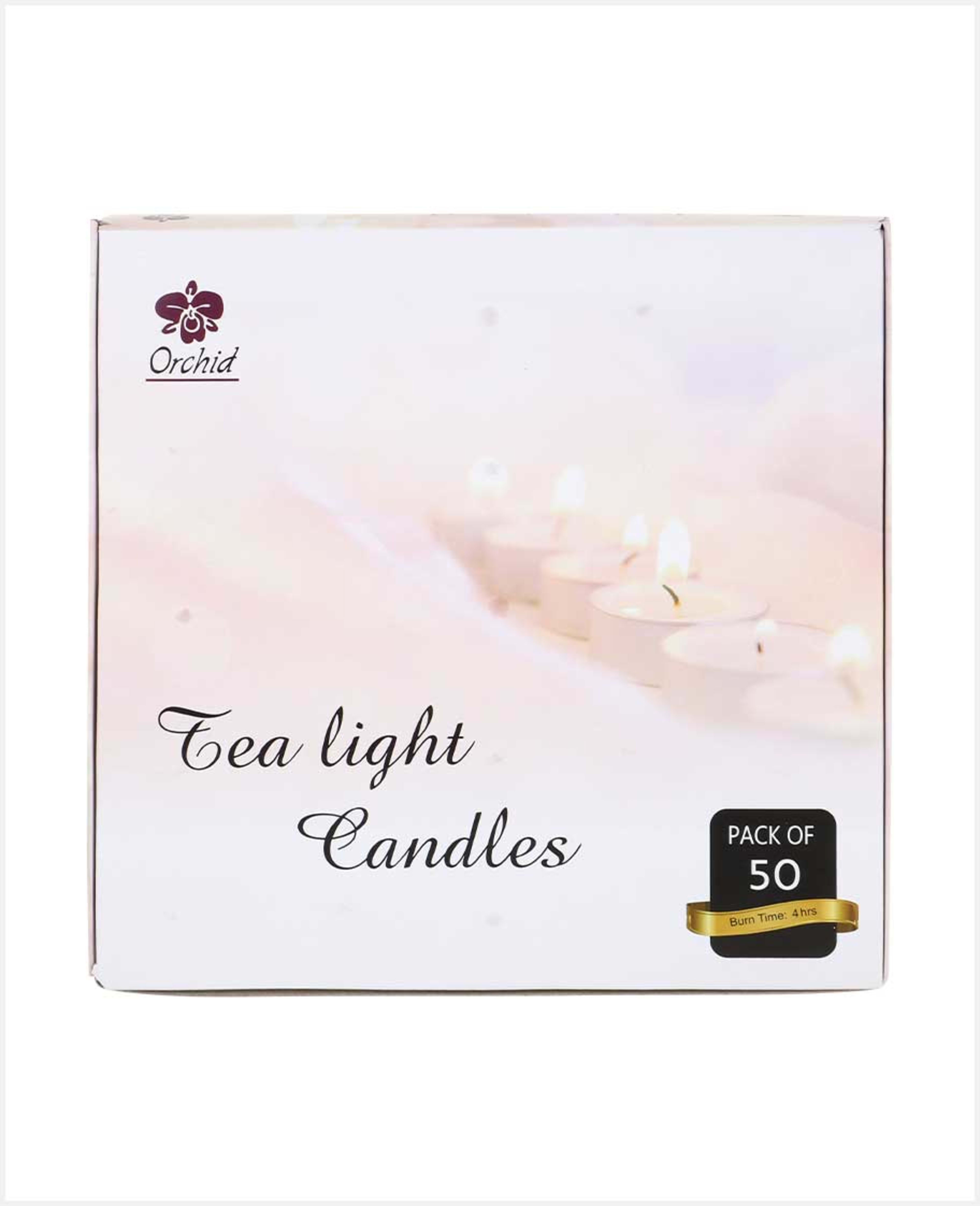 Orchid Tealight Candles 50pcs Pack Jc12j-50hs - image 2
