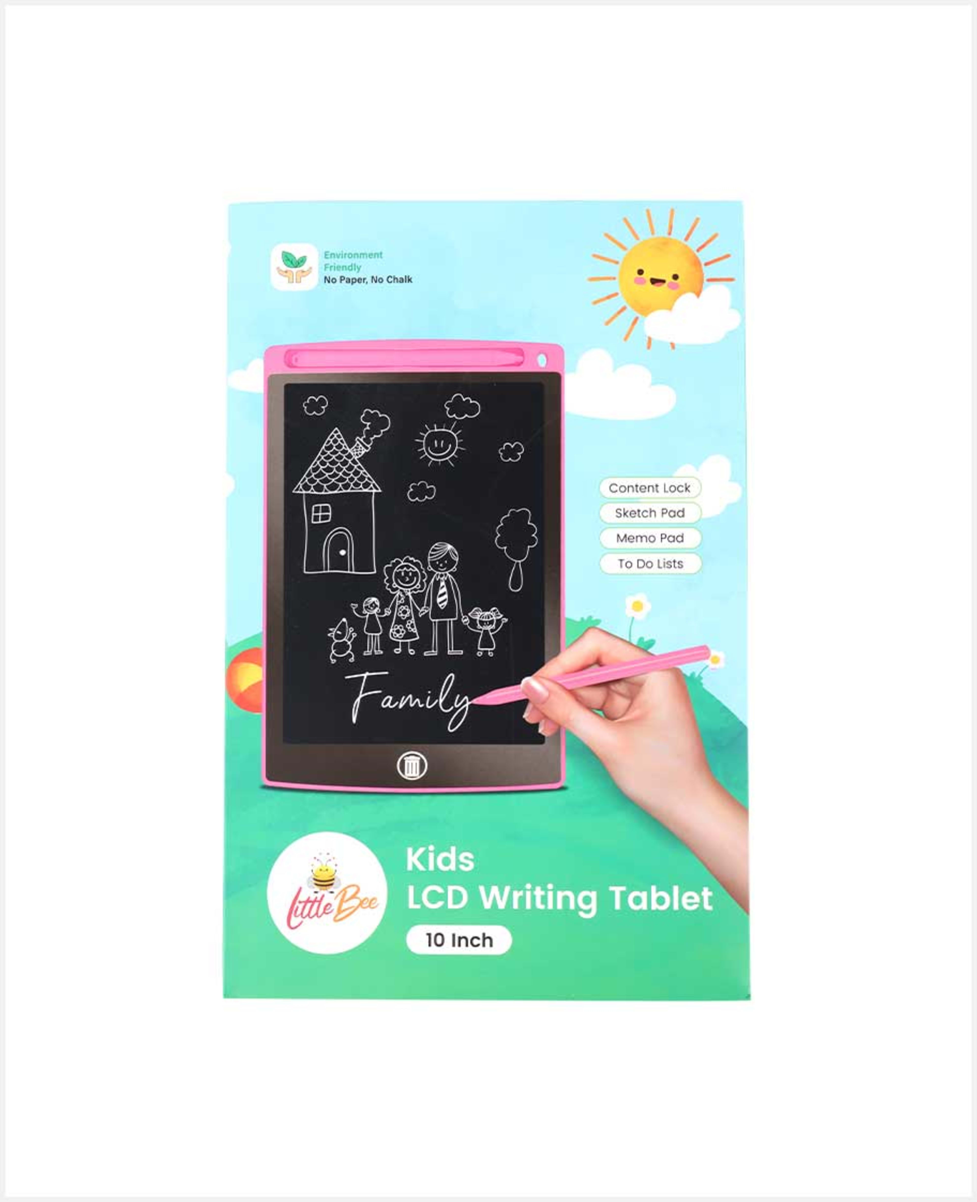 Little Bee Kids LCD Writing Tablet 10" Git6489