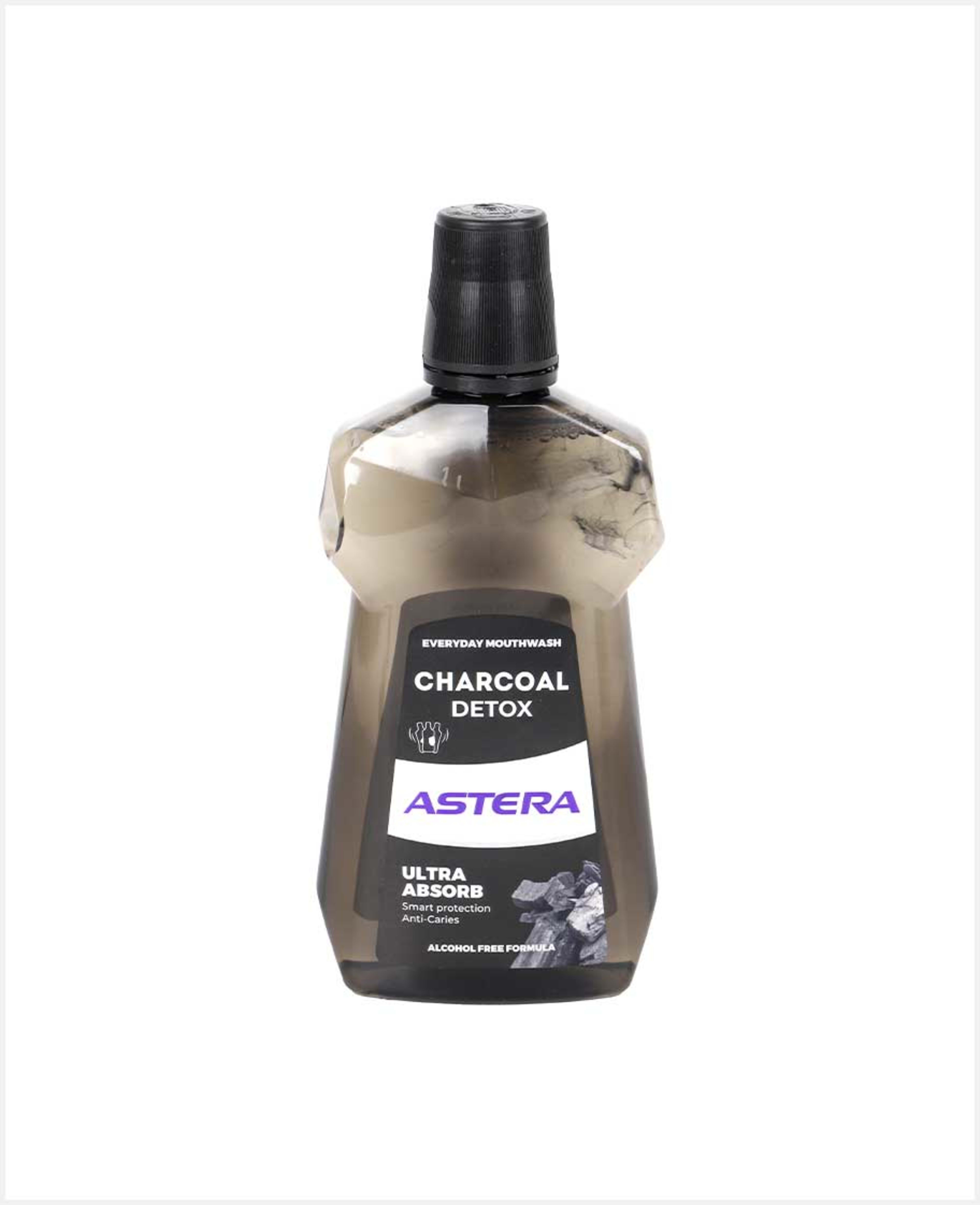 Astera Charcoal Detox Mouthwash 500ml