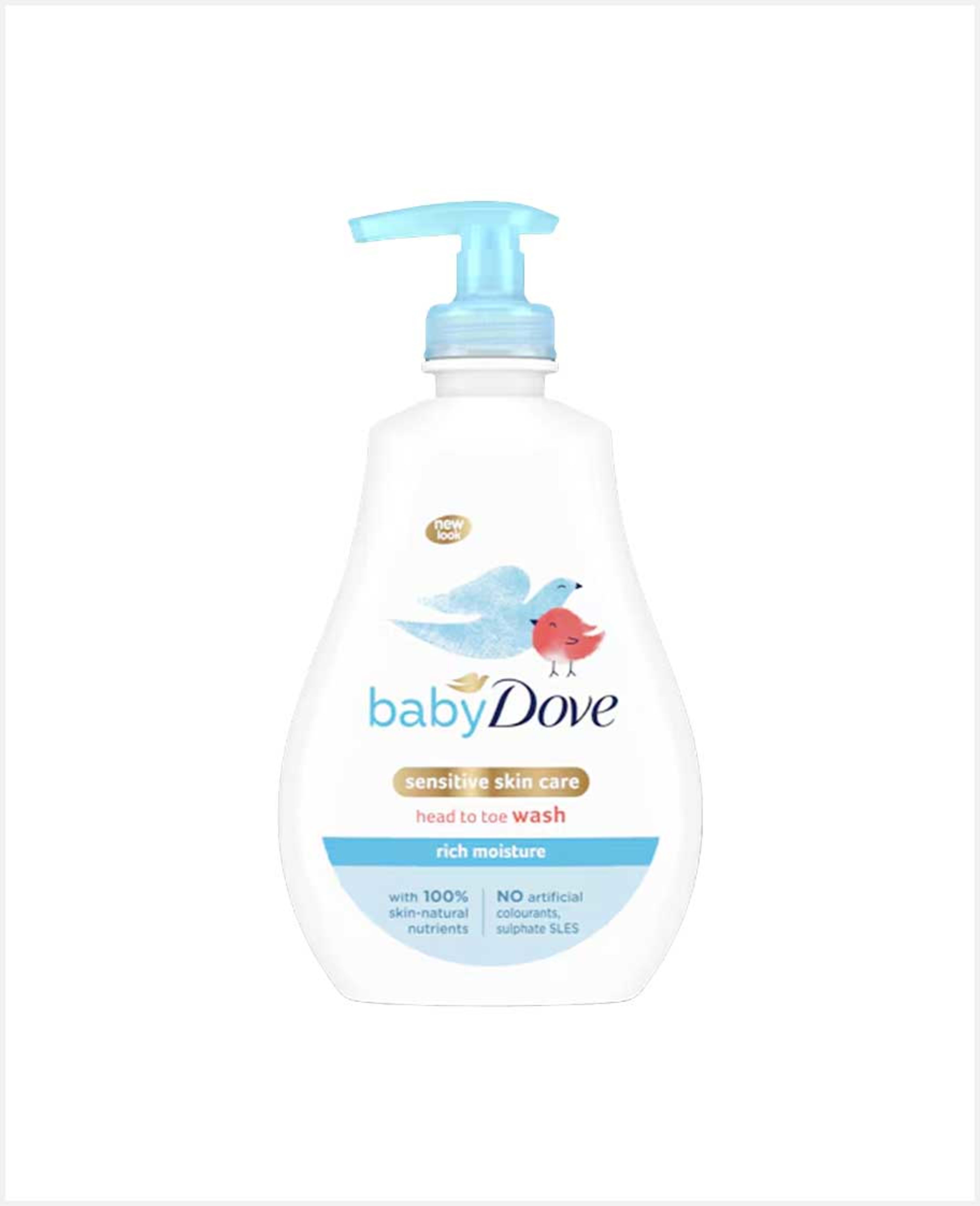 Baby Dove Rich Moisture Lotion Head to Toe Wash 200ml
