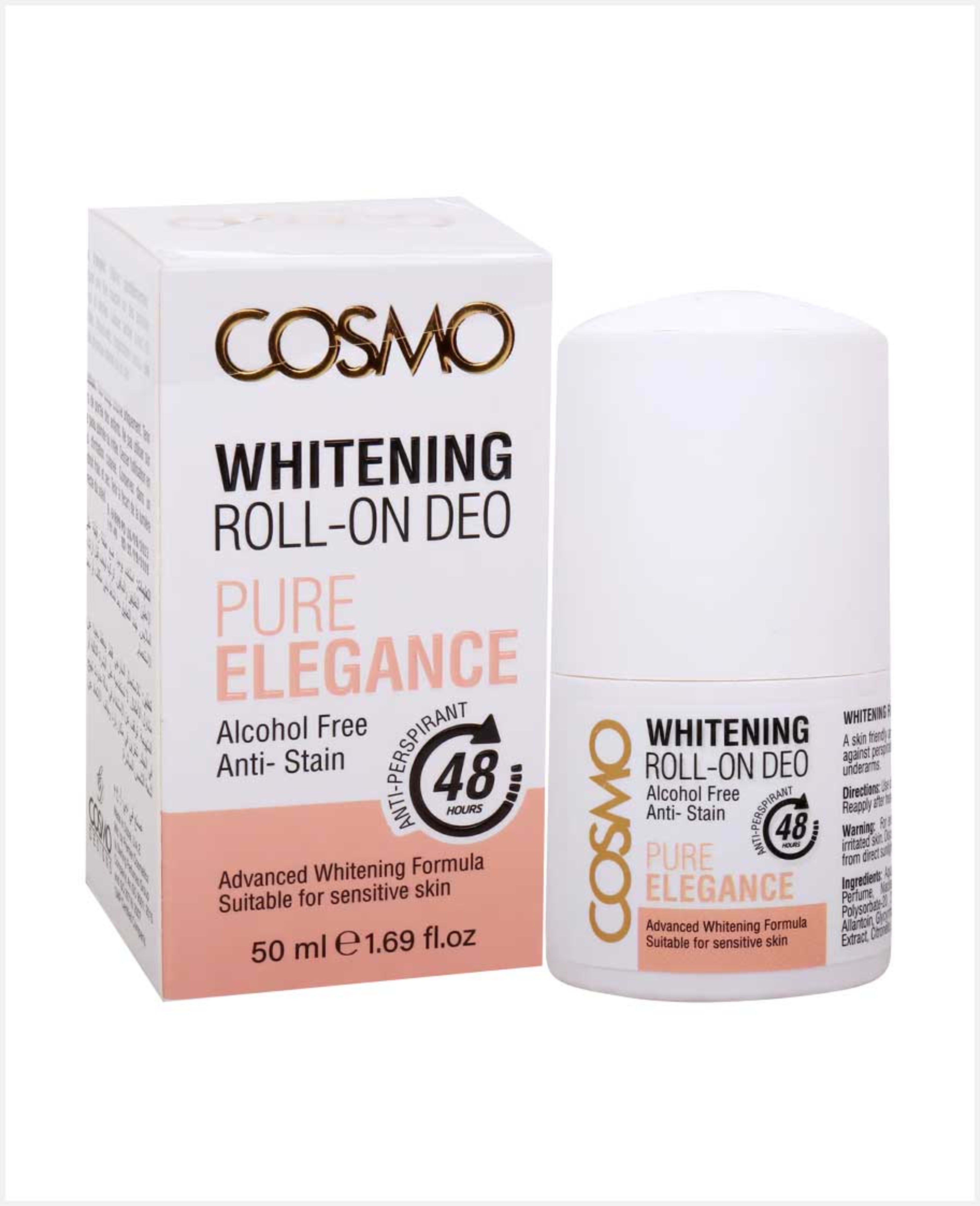 Cosmo Whitening Roll on Deo Pure Elegence 50ml
