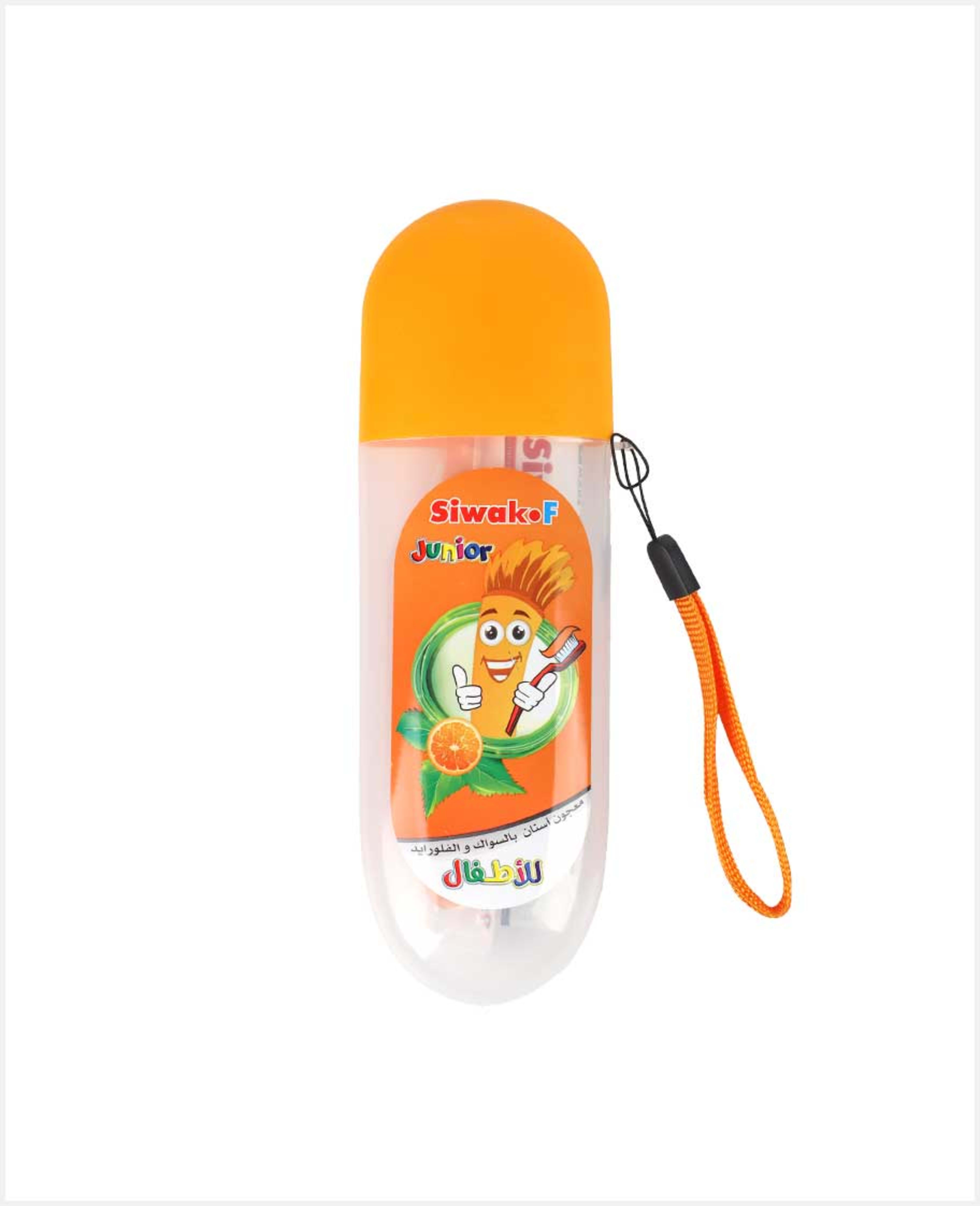 Siwak-f Junior Orange Toothpaste 50gm (37.5ml)+toothbrush