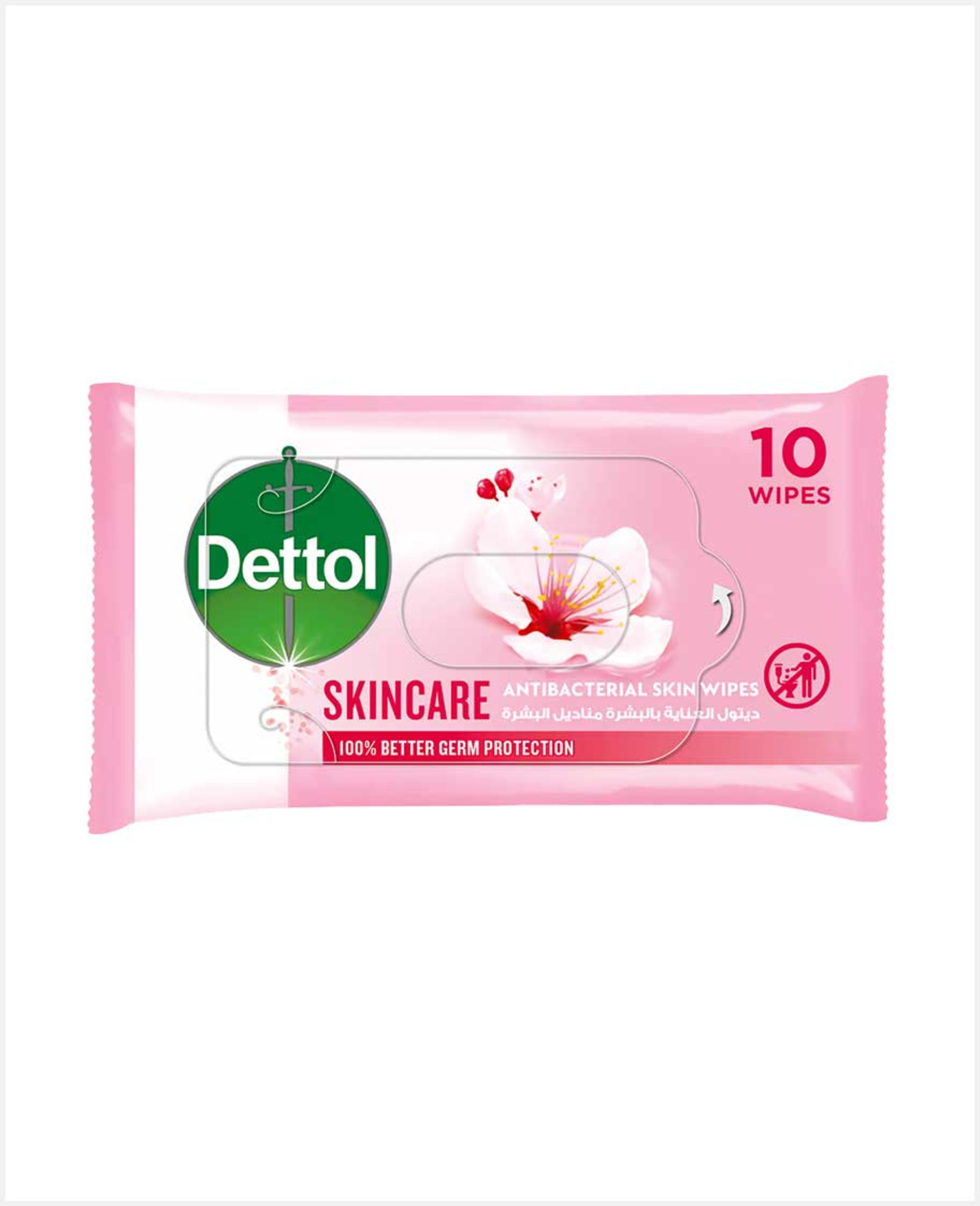 Dettol Antibacterial Skin Wipes Skincare 10pcs