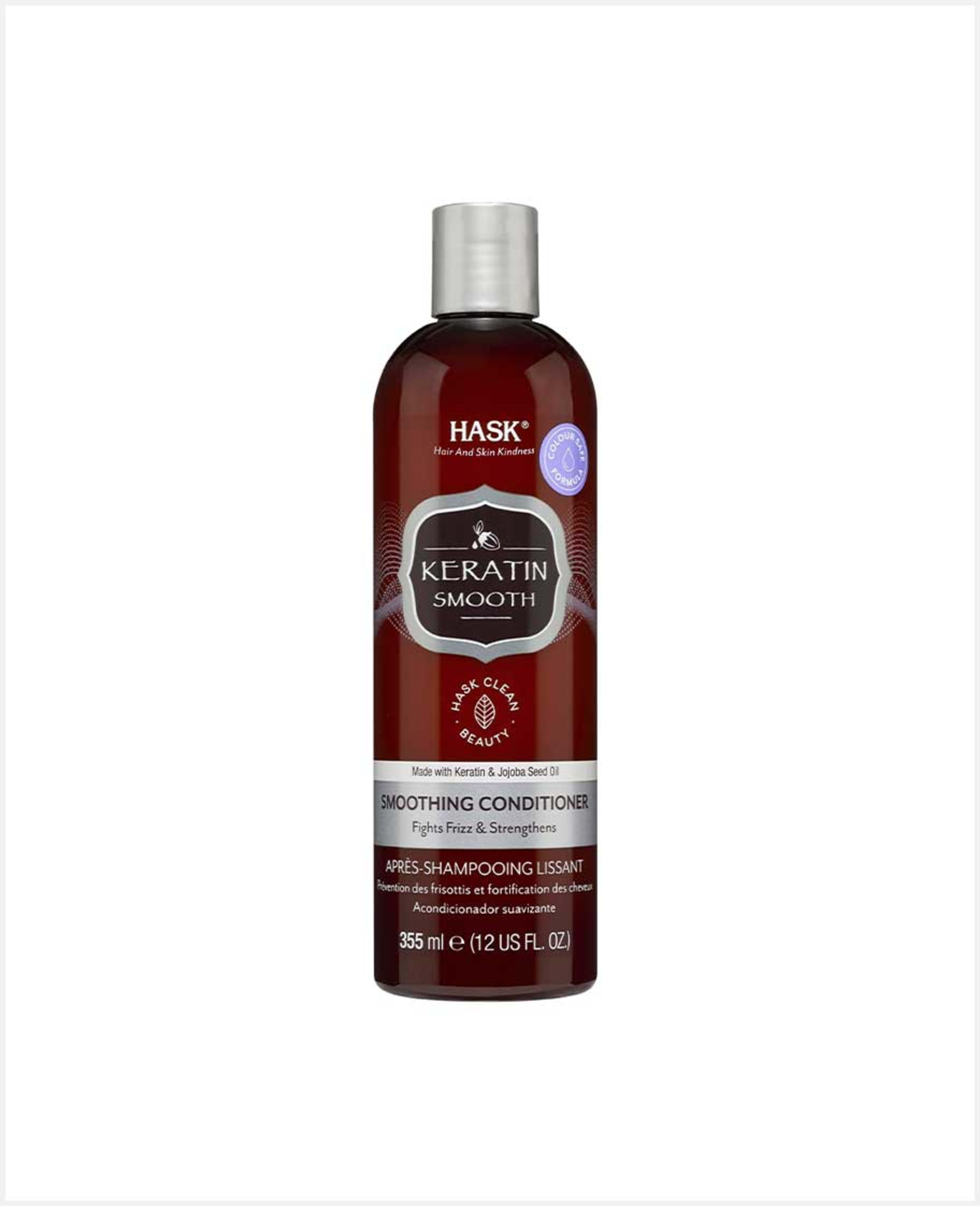 Hask Keratin Smooth Smoothing Conditioner 355ml