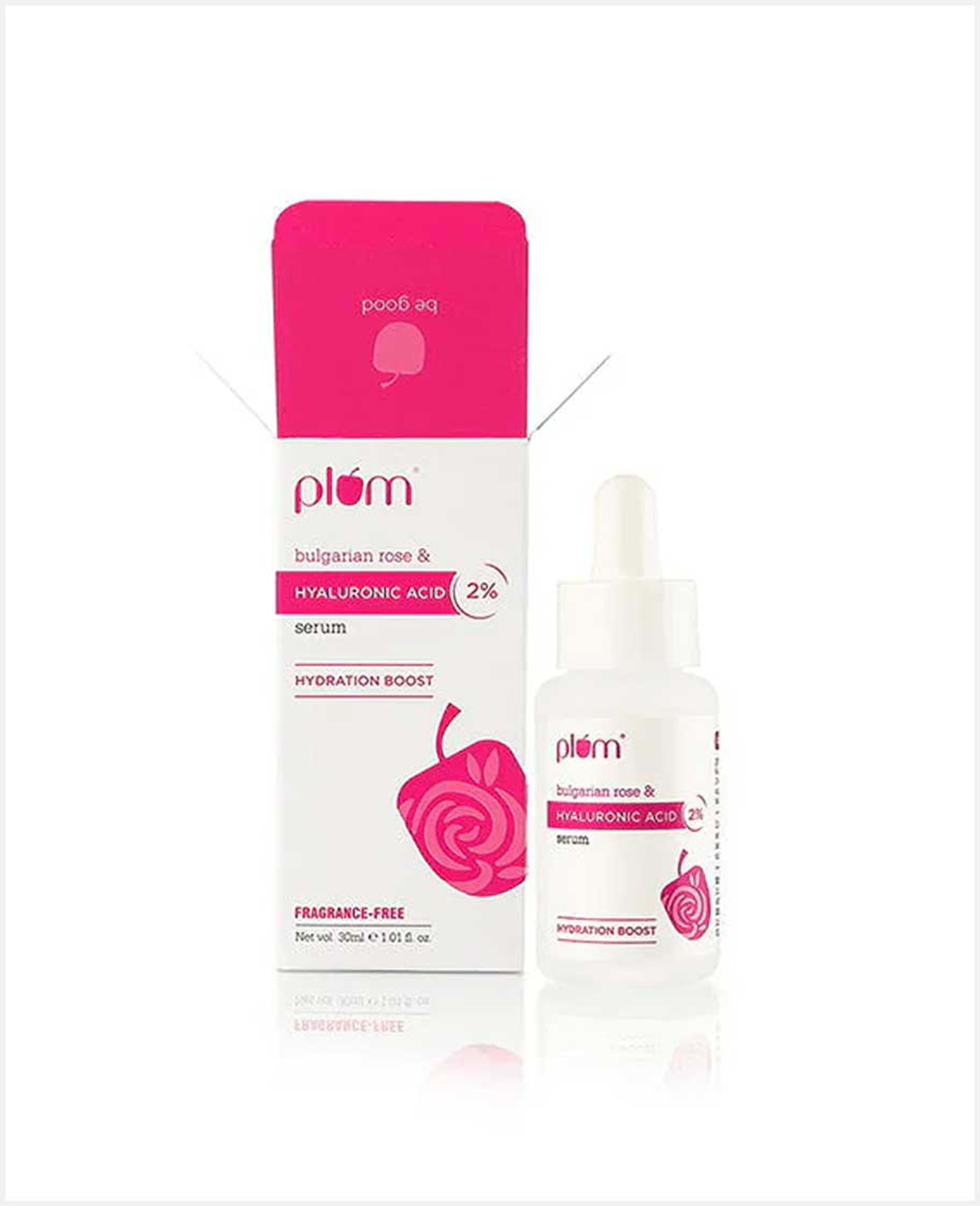 Plum Bulgarian Rose & 2% Hyaluronic Acid Hydration Boost Serum 30ml