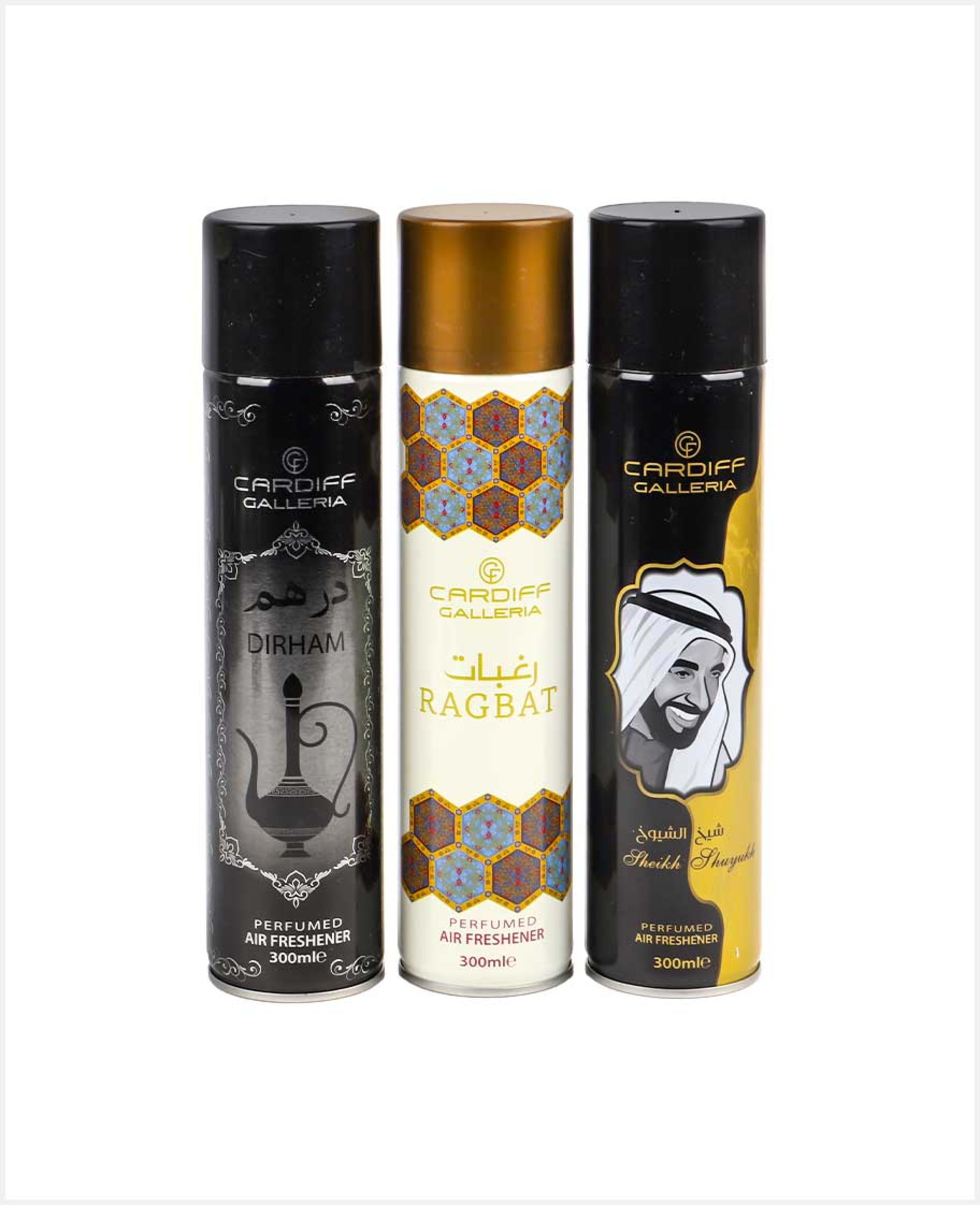 Cardiff Galleria Perfumed Air Freshener Assorted 3x300ml
