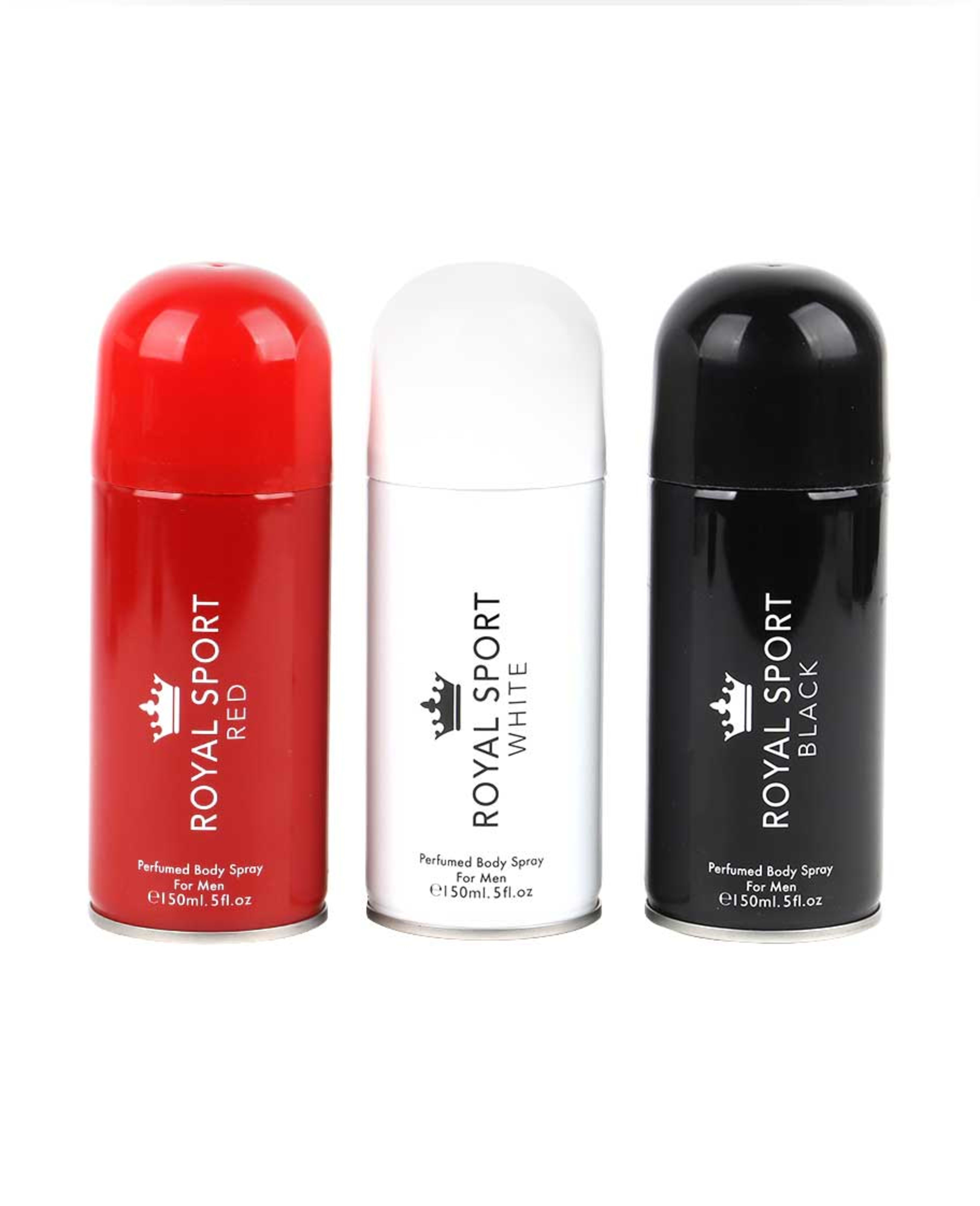 Royal Sport Perfumed Body Spray for Men Assorted 3x150ml