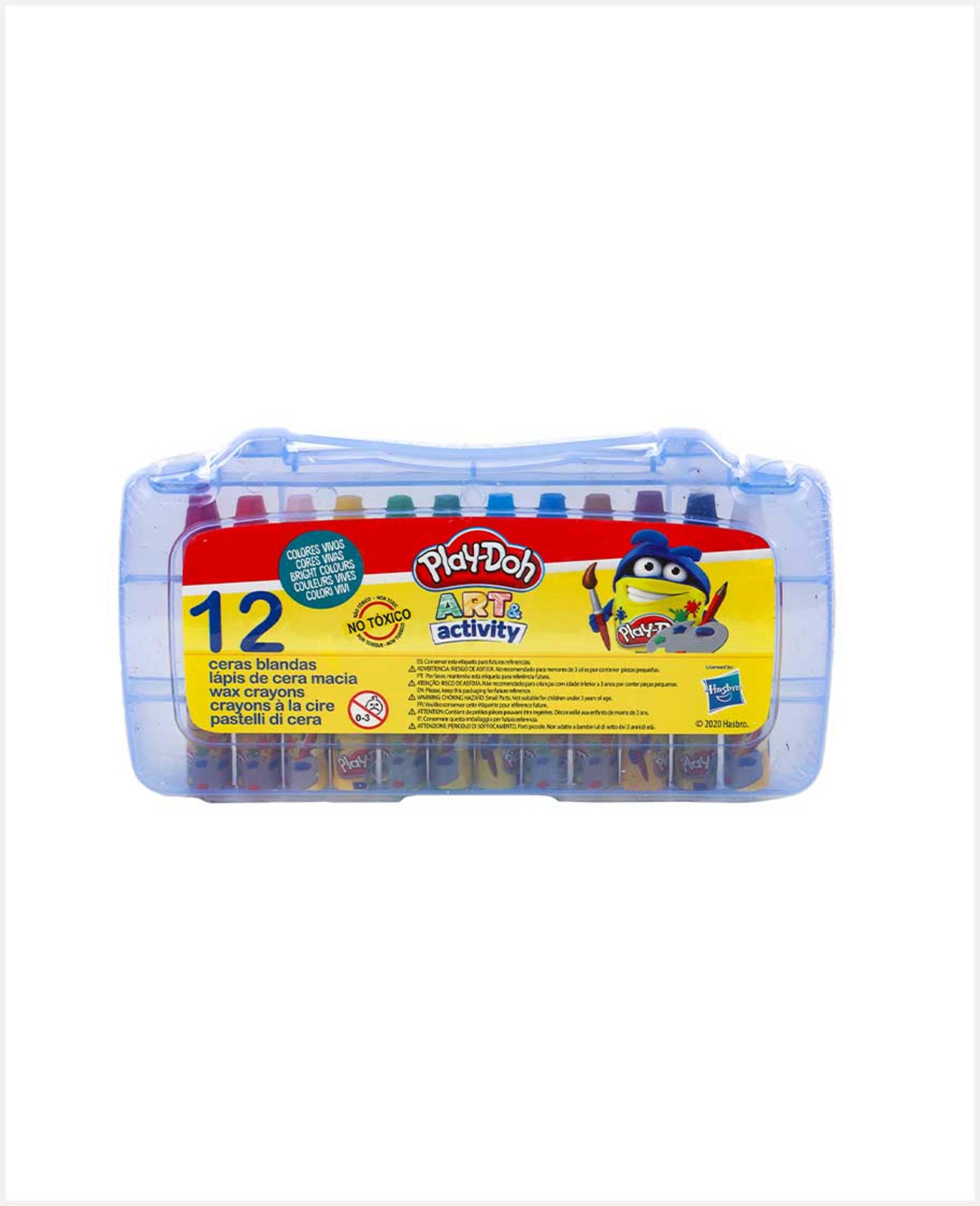 Play-doh 12 Colors Oil Pastels in Pvc Box Cbc-12-pd - image 2