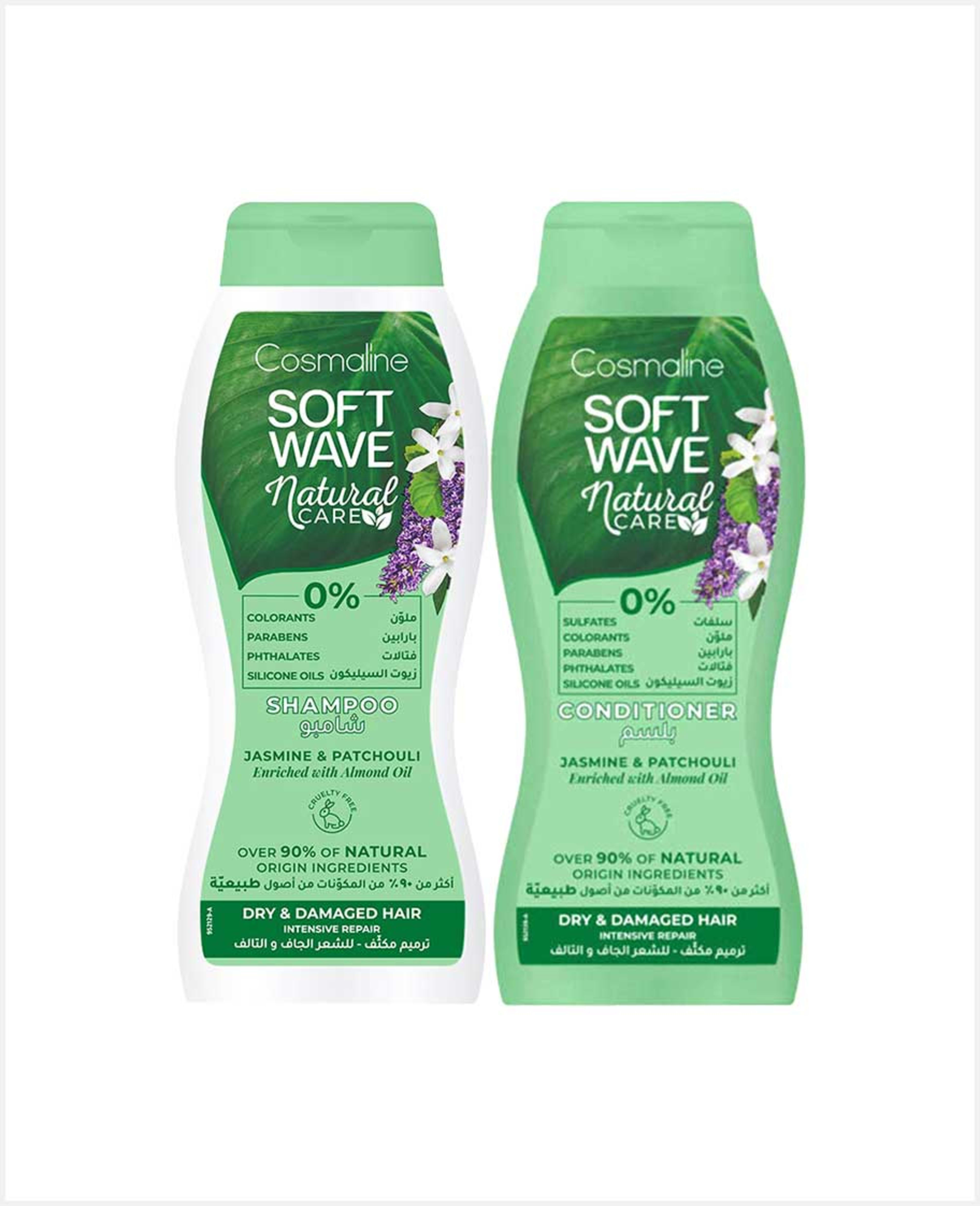 Soft Wave Jasmine & Patchouli Shampoo 400ml+conditioner 400ml