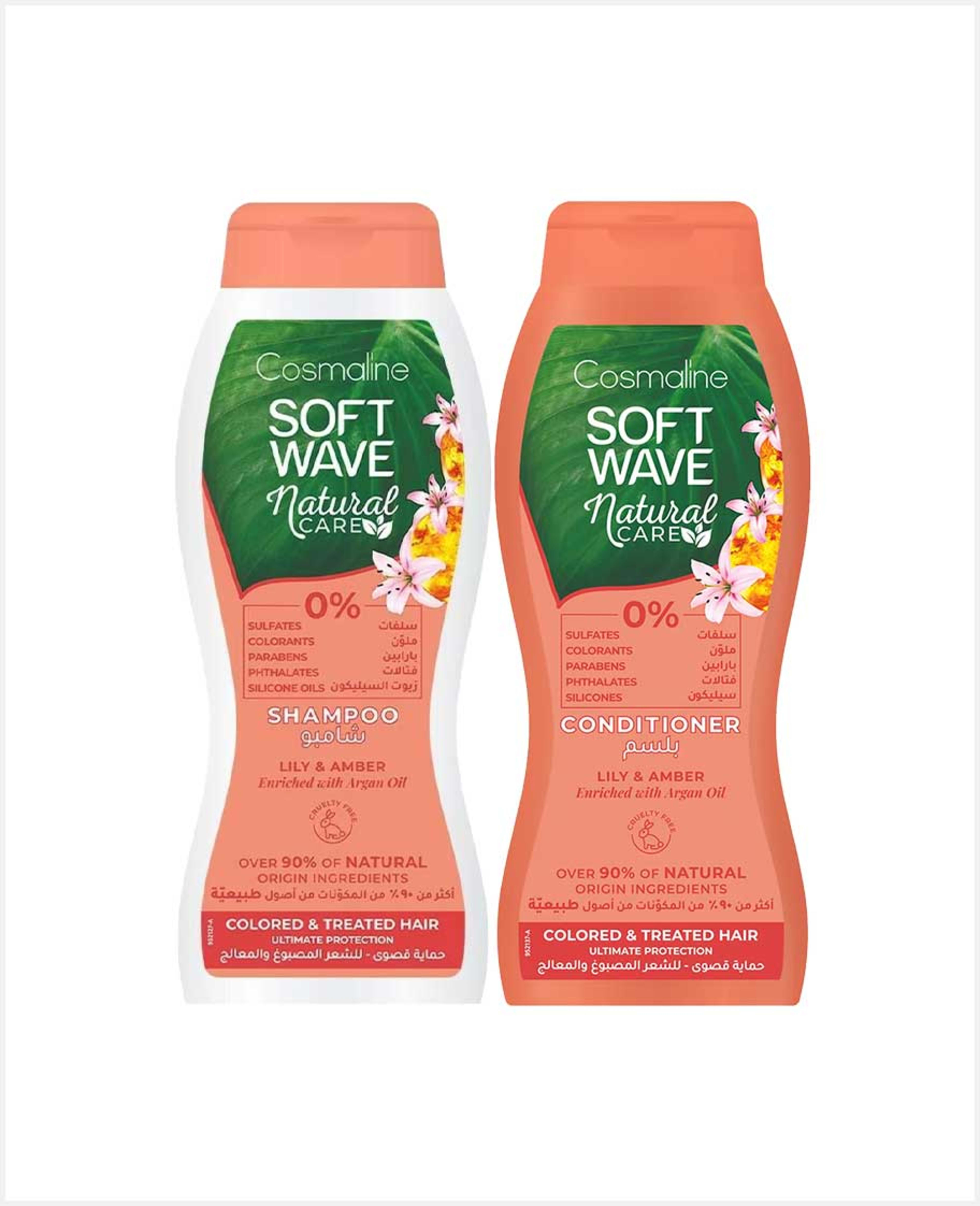 Soft Wave Shampoo Lily & Amber Shampoo 400ml+ Conditioner 400ml