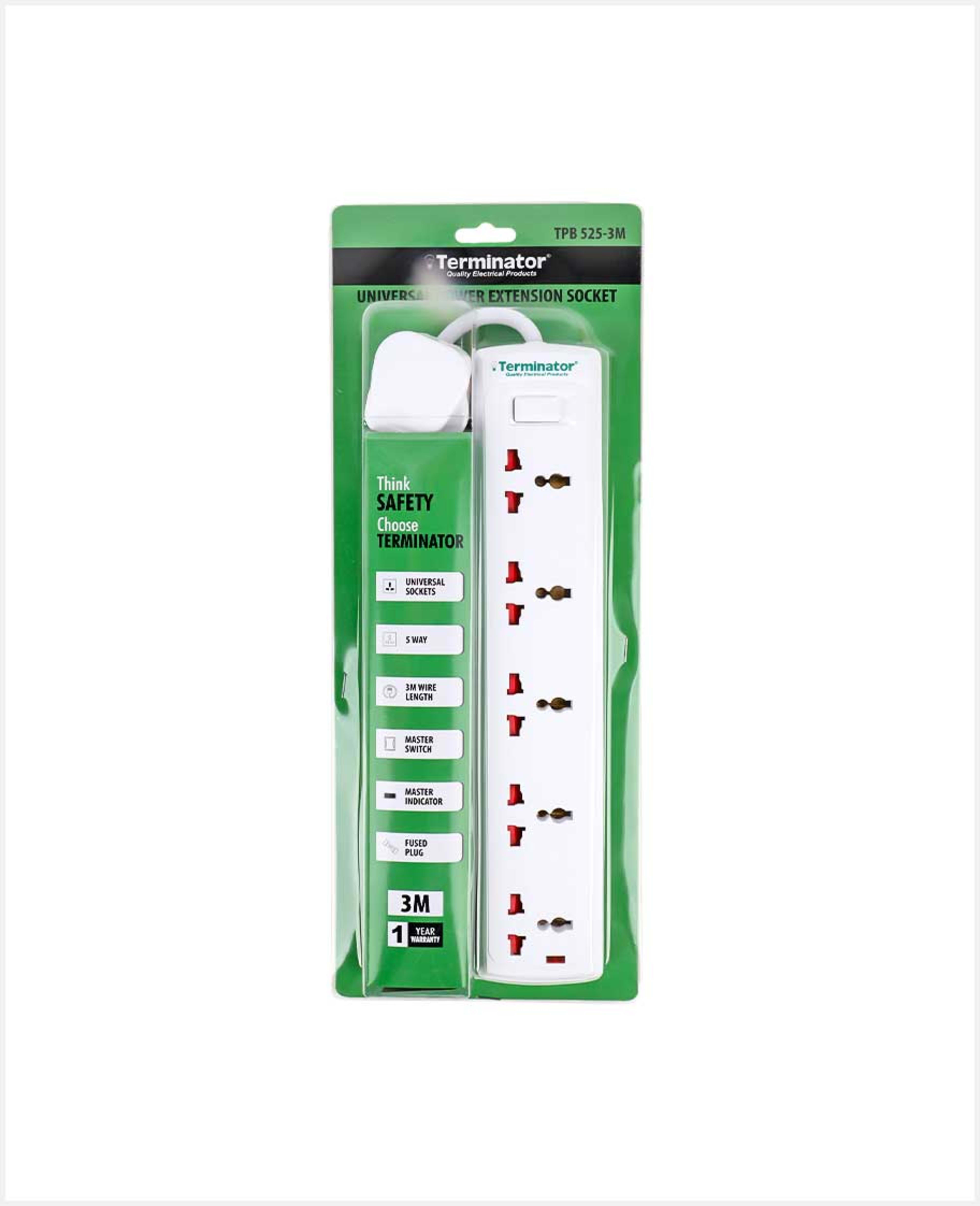 Terminator Extension Socket 3m Tpb 525-3m