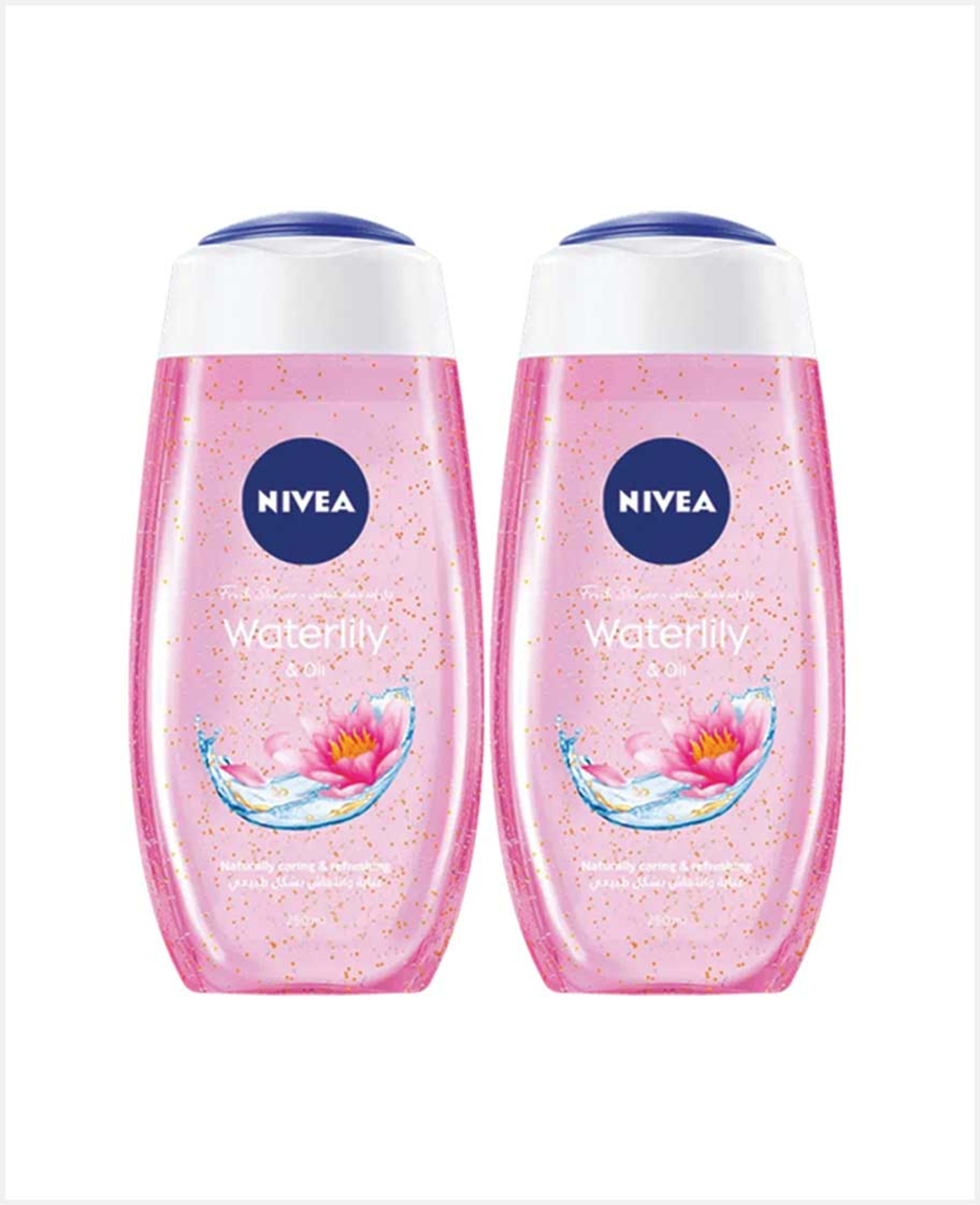 Nivea Water Lily & Oil Shower Gel 2x250ml @20%off