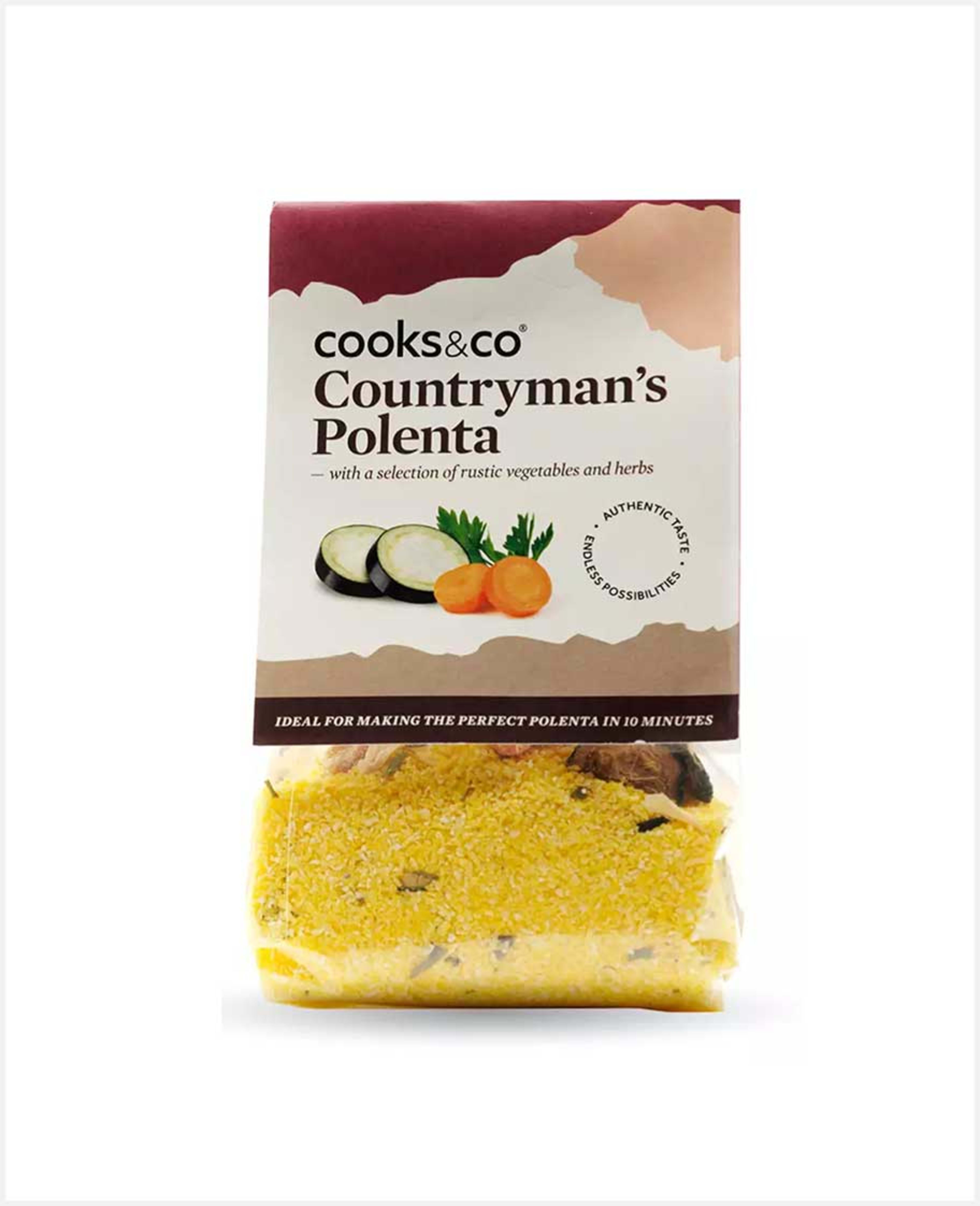 Cooks & Co Countryman's Polenta with Vegetables and Herbs 150gm - image 2