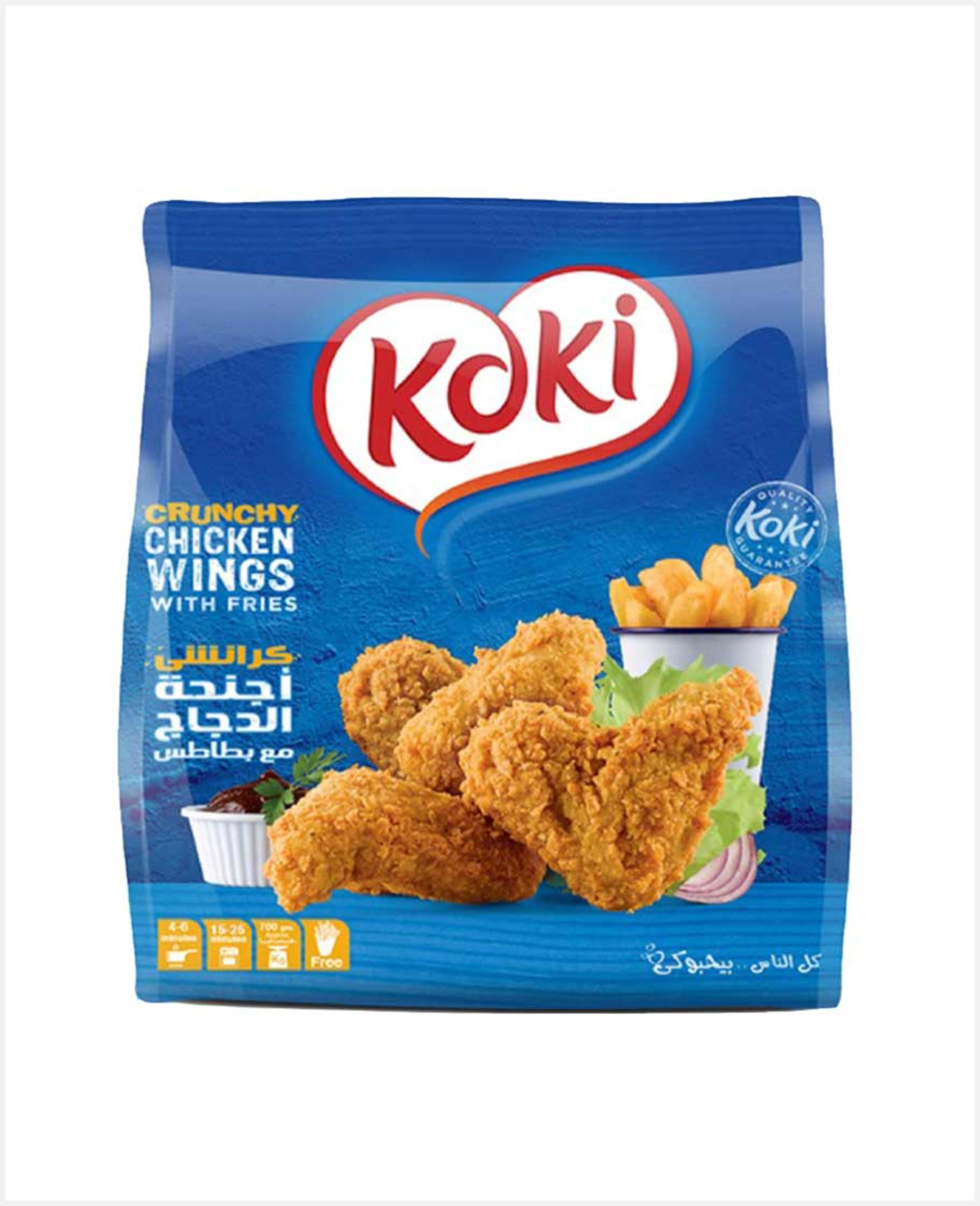 Koki Crunchy Chicken Drumsticks with Fries 700gm Promo