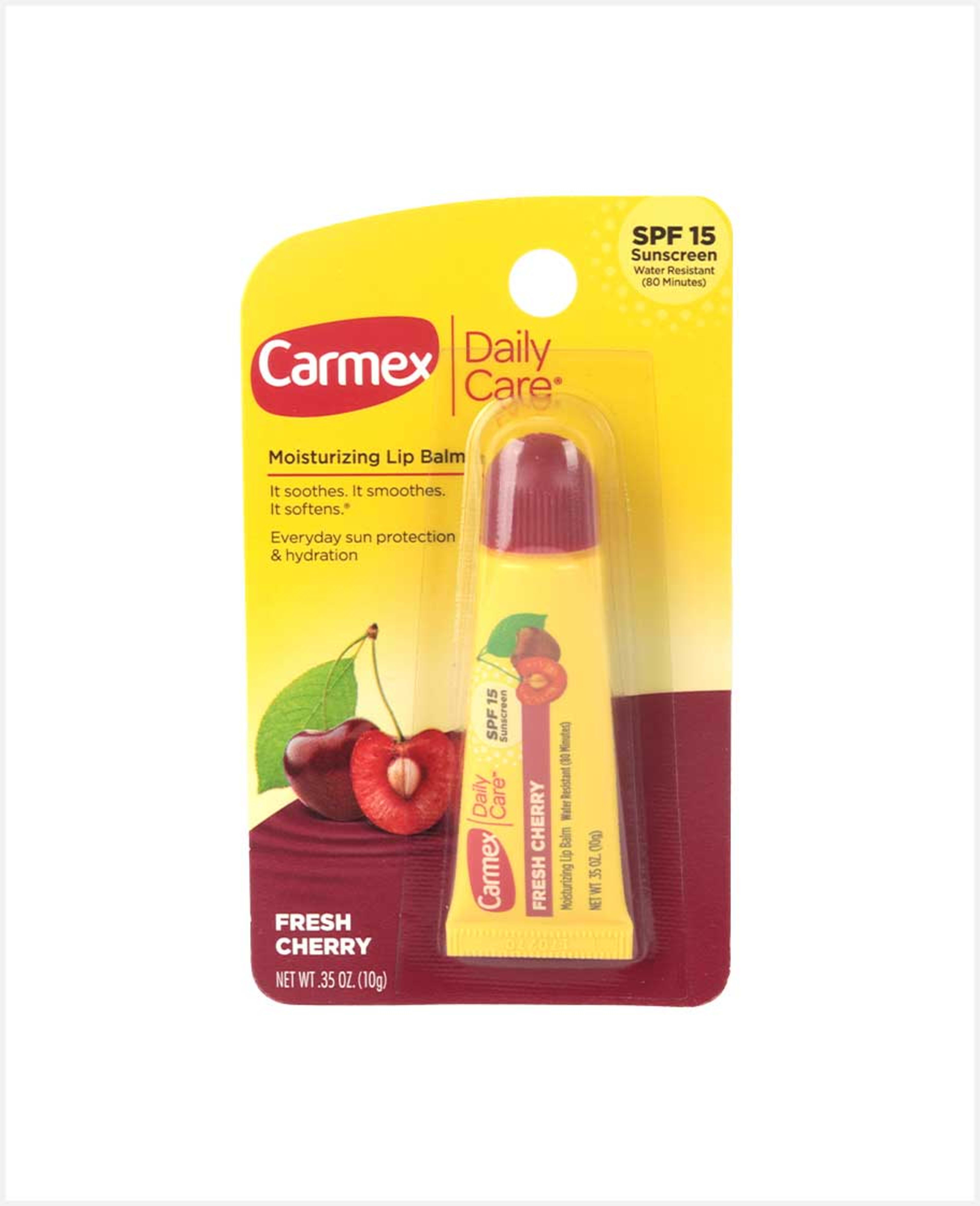 Carmex Daily Care Moisturizing Lip Balm Fresh Cherry Spf15 10gm