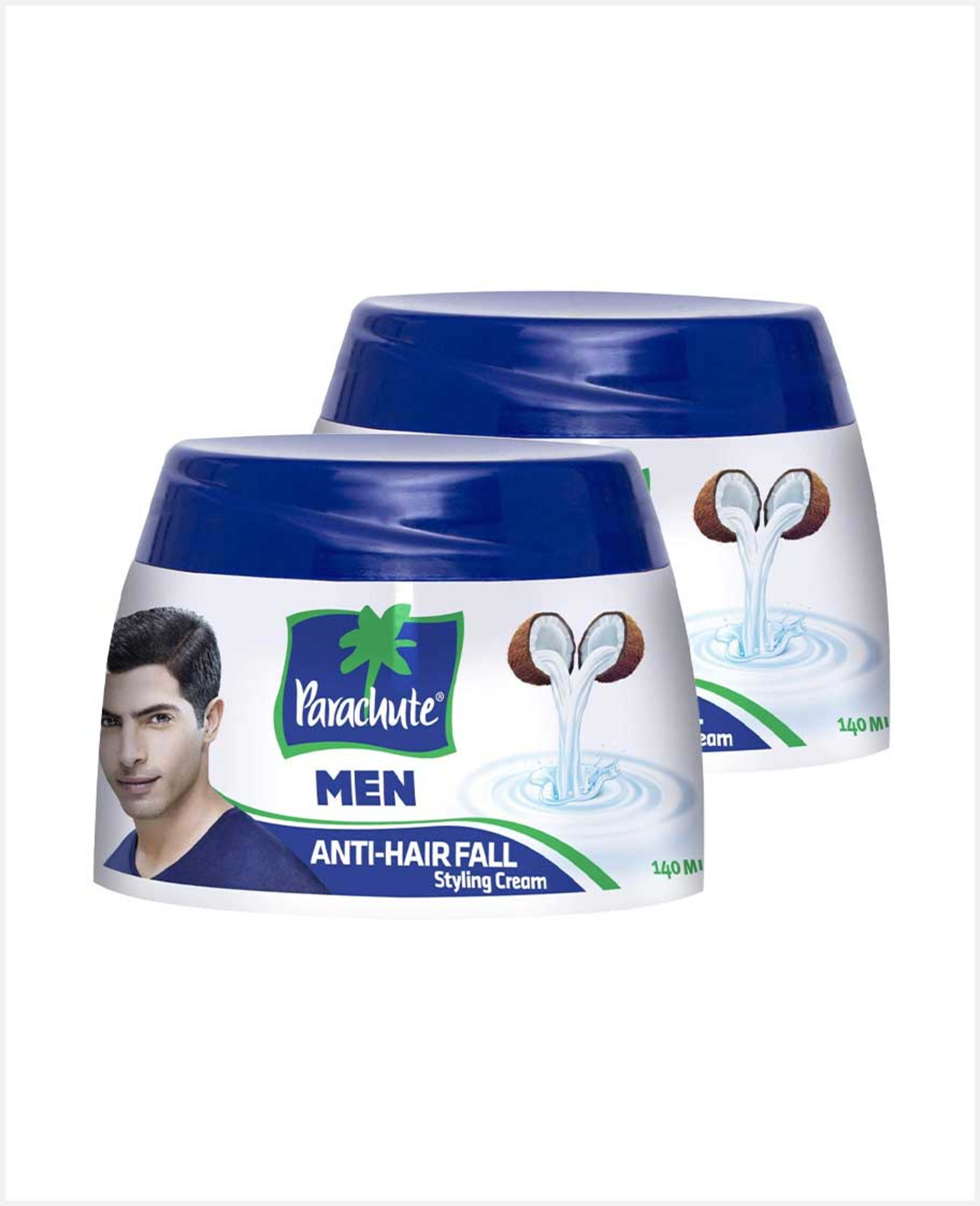 Parachute Men Reduces Hair Fall Styling Cream 2x140ml @30%off