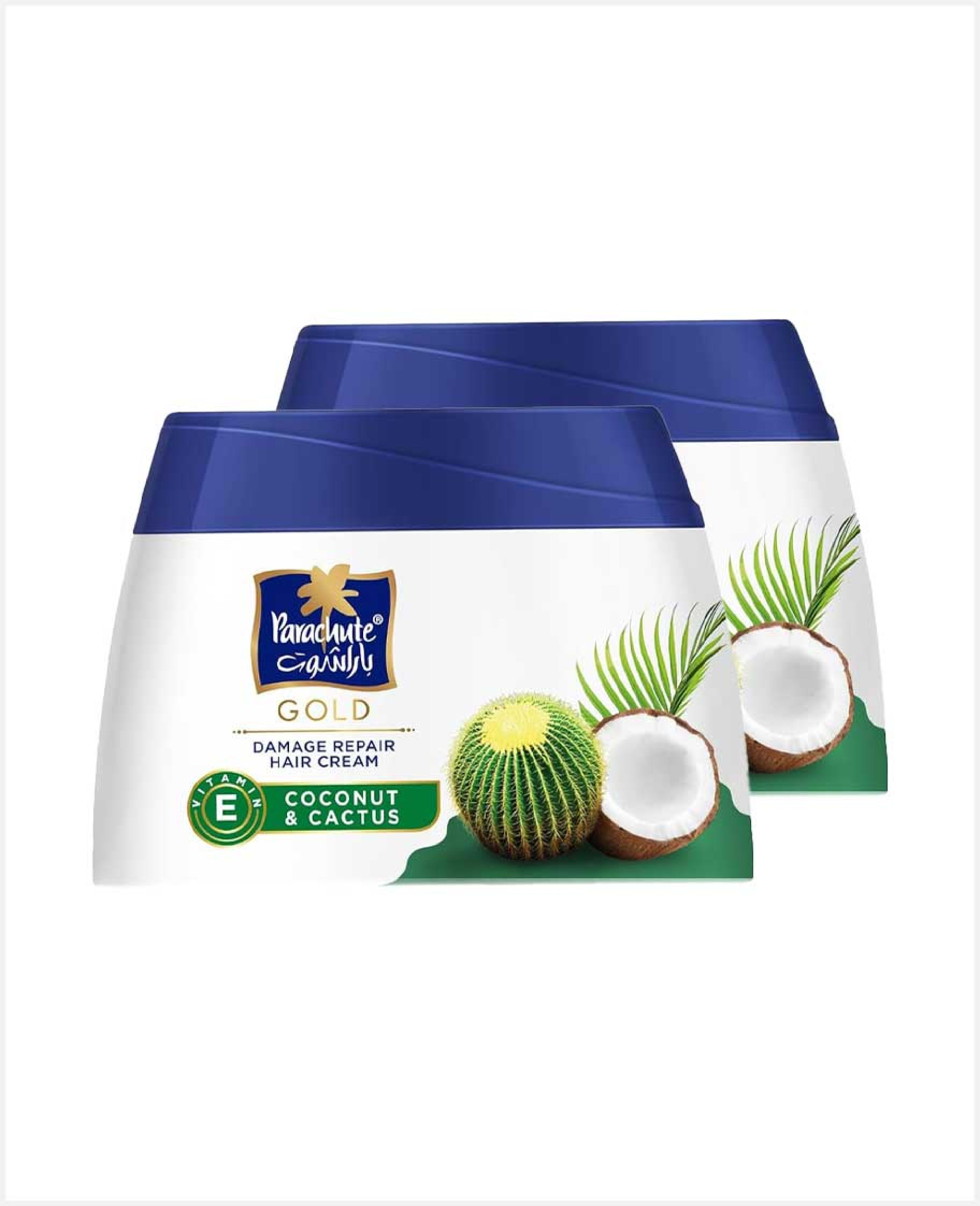 Parachute Gold Damage Repair Hair Cream Coconut & Cactus 2x140ml @30%off