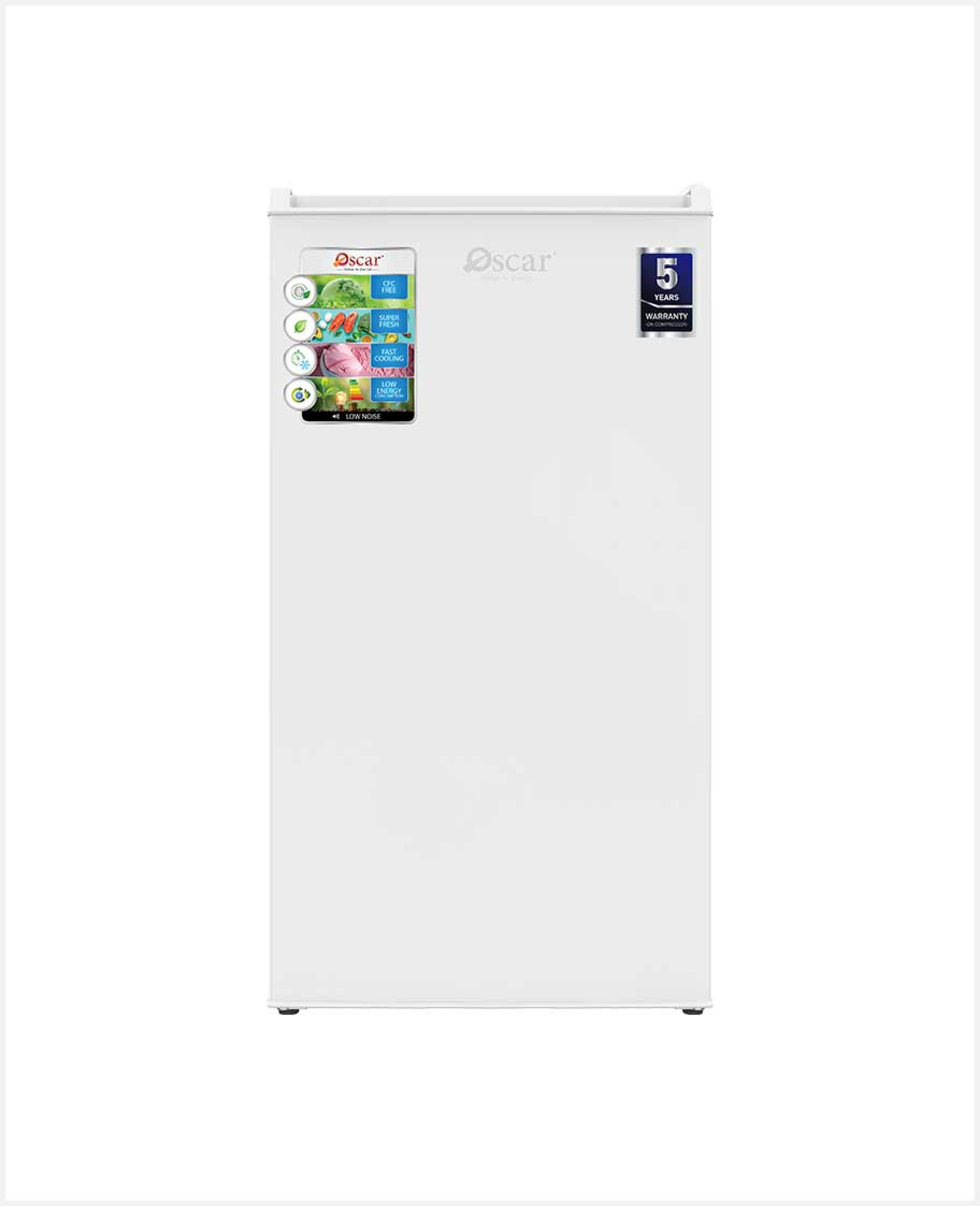Oscar Single Door Refrigerator 83ltr Orf100w