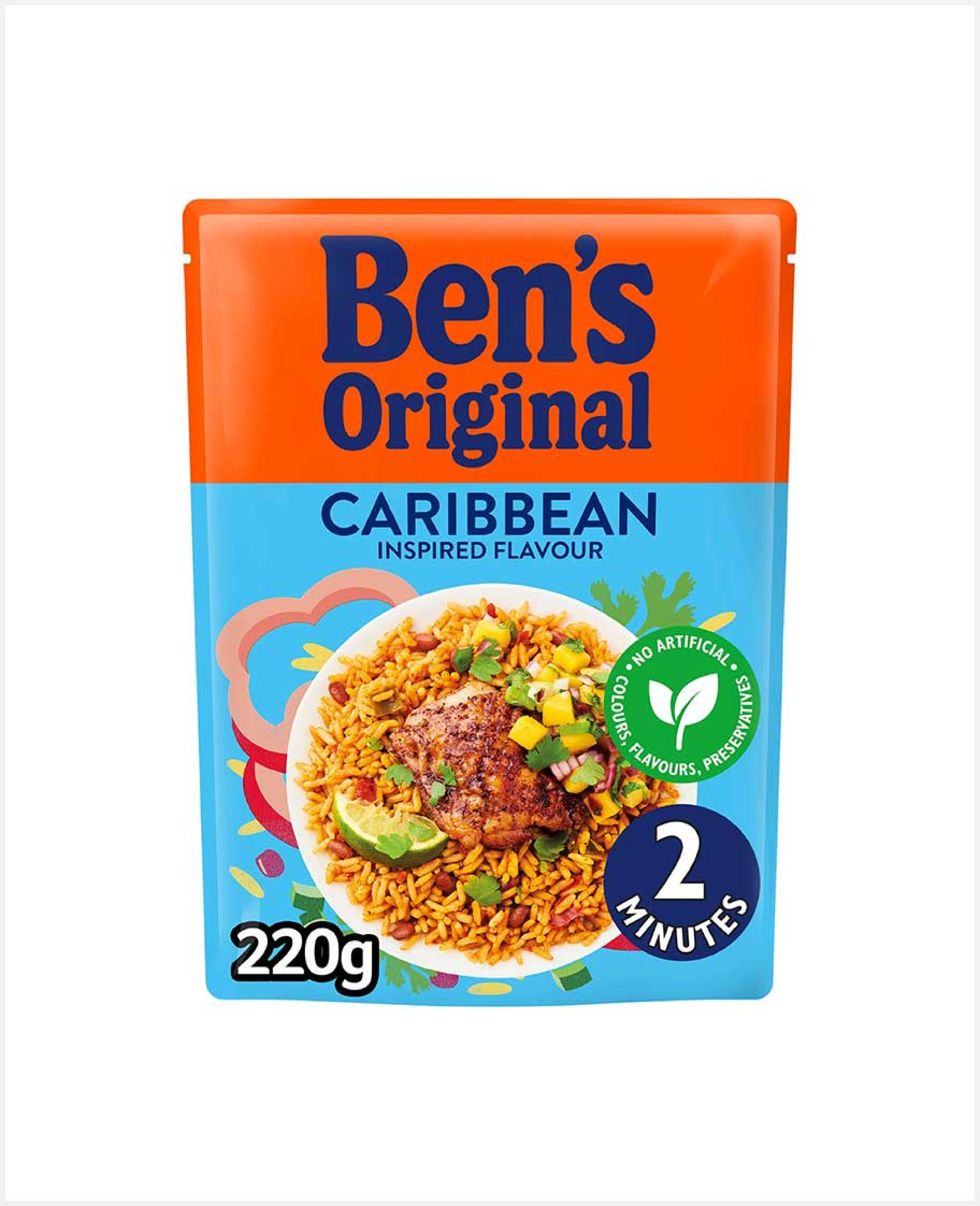 Ben's Original Caribbean Inspired Flavour Rice 220gm - image 2
