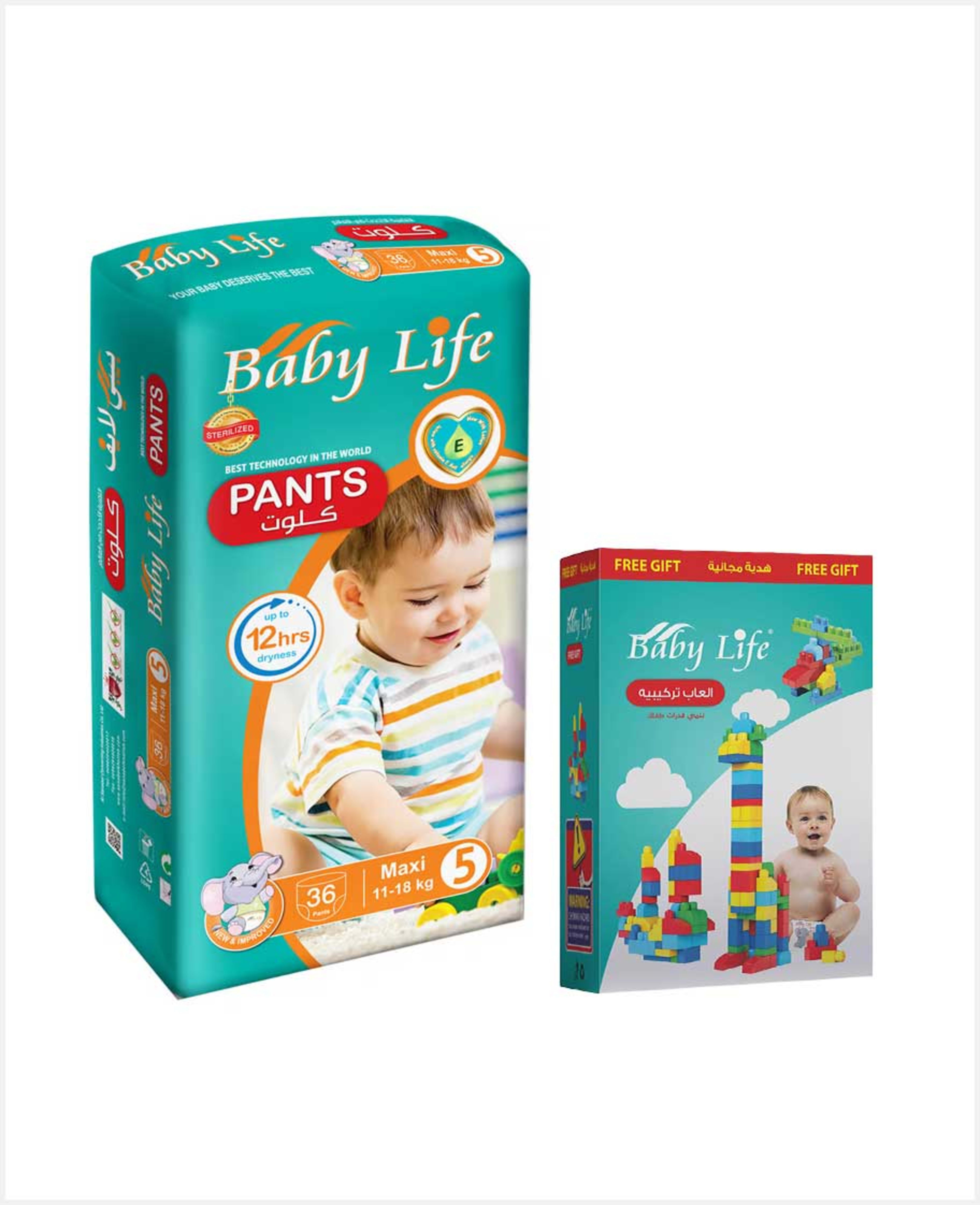 Baby Life Diaper Pants XL 11-18kg #5 36pcs+free Gift