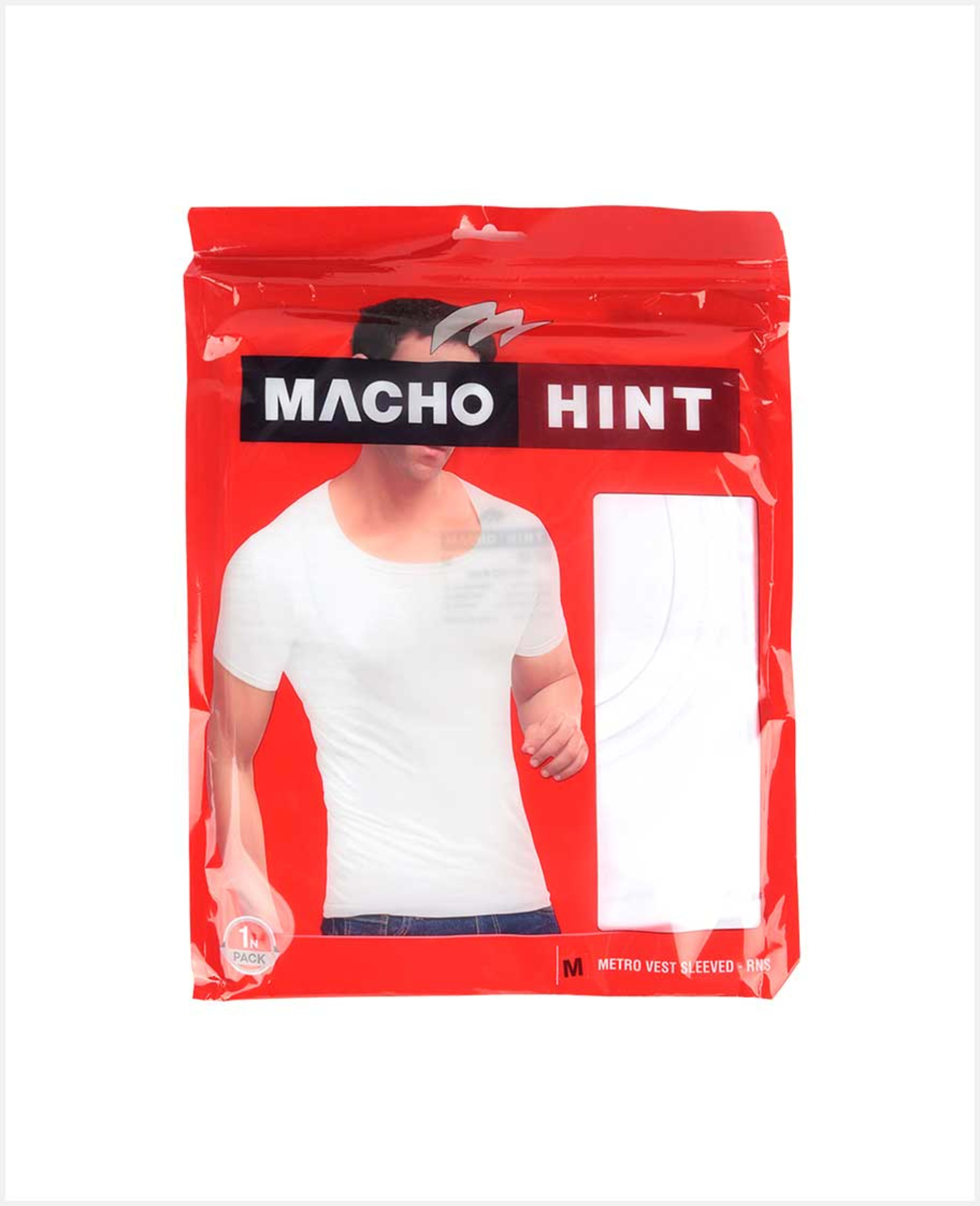 Amul Macho Mens Vest Rns Size-85cm