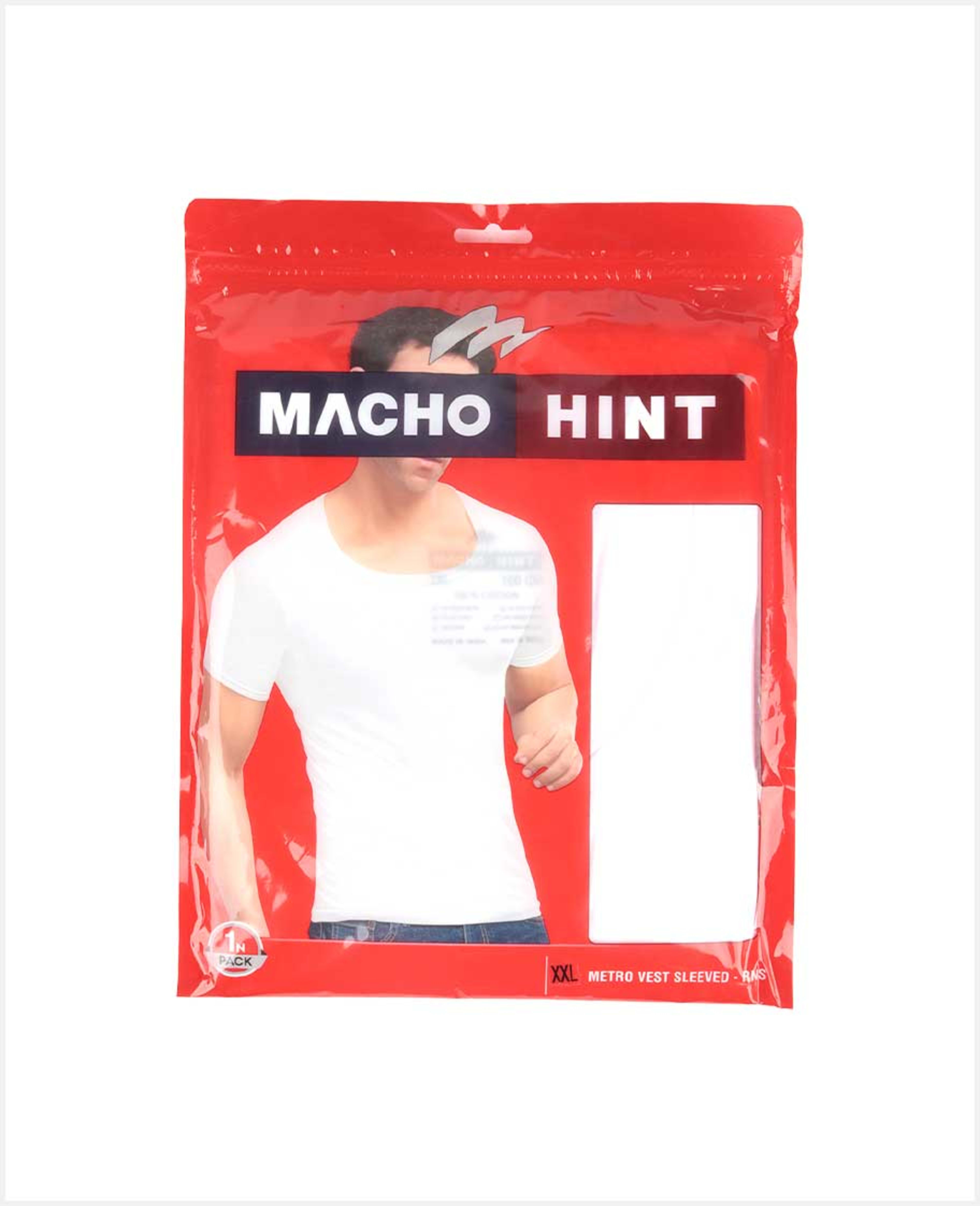 Amul Macho Mens Vest Rns Size-100cm