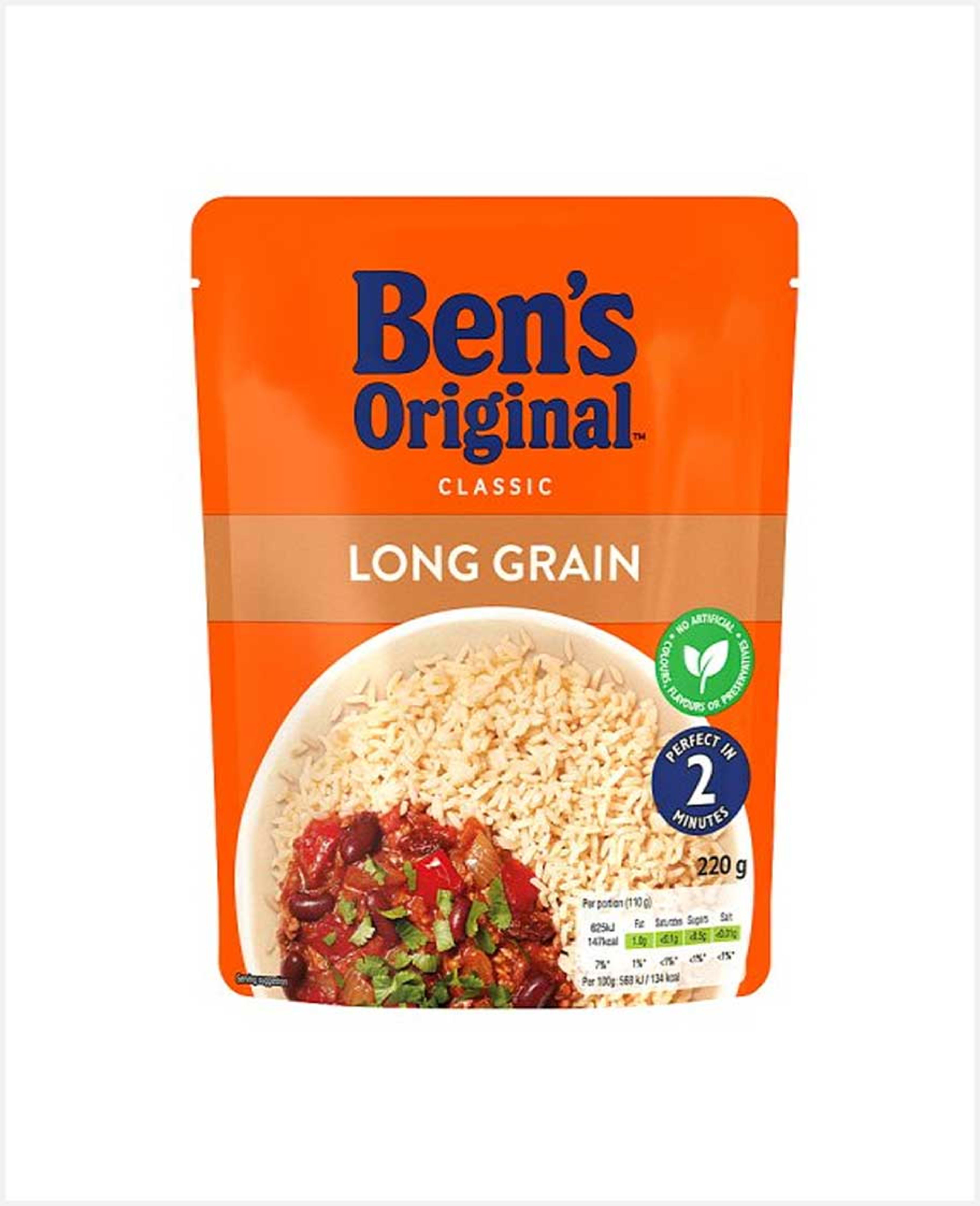 Ben's Original Classic Long Grain Rice 220gm - image 2