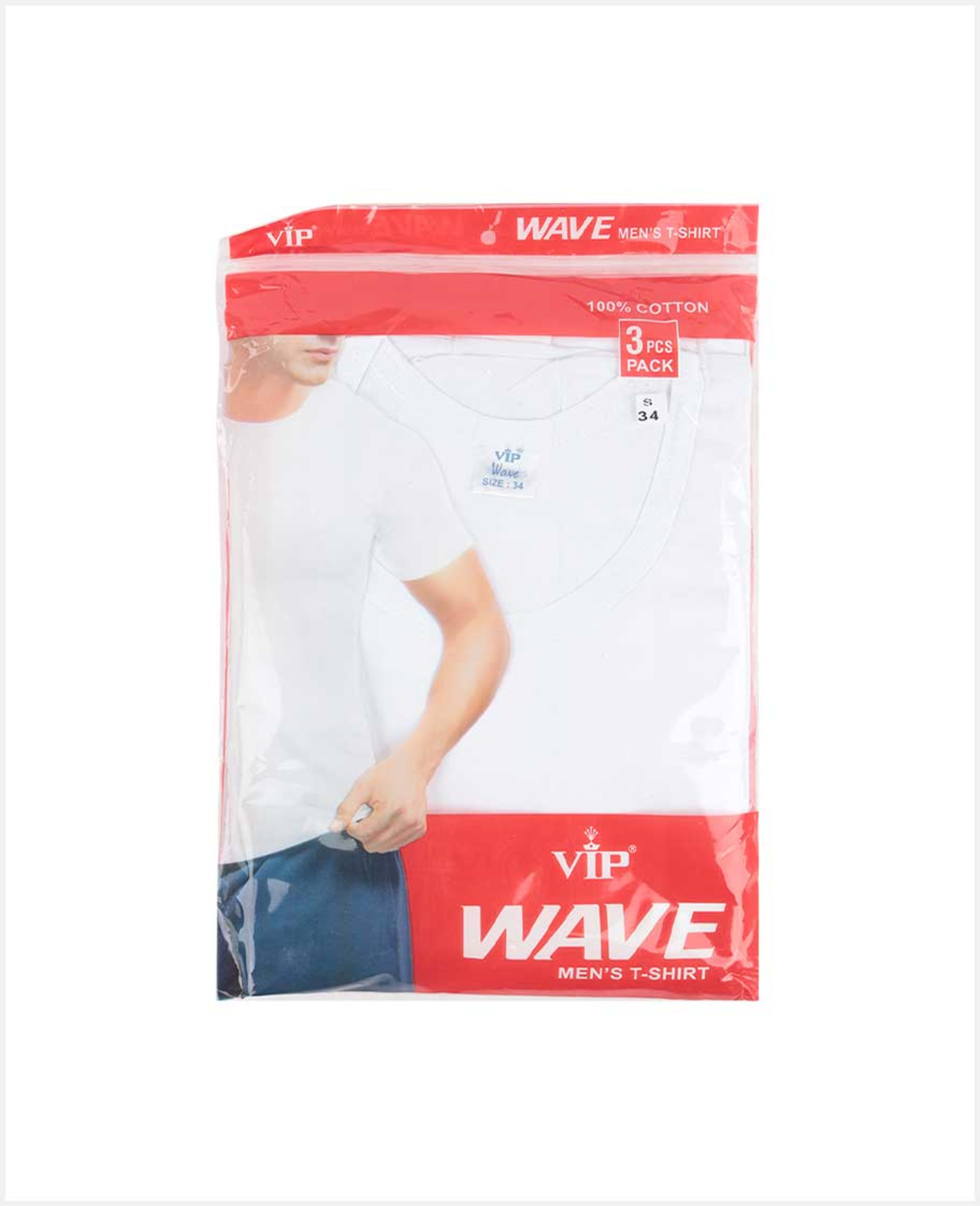 Vip Wave Mens Vest Tshirt Assorted 3pcs