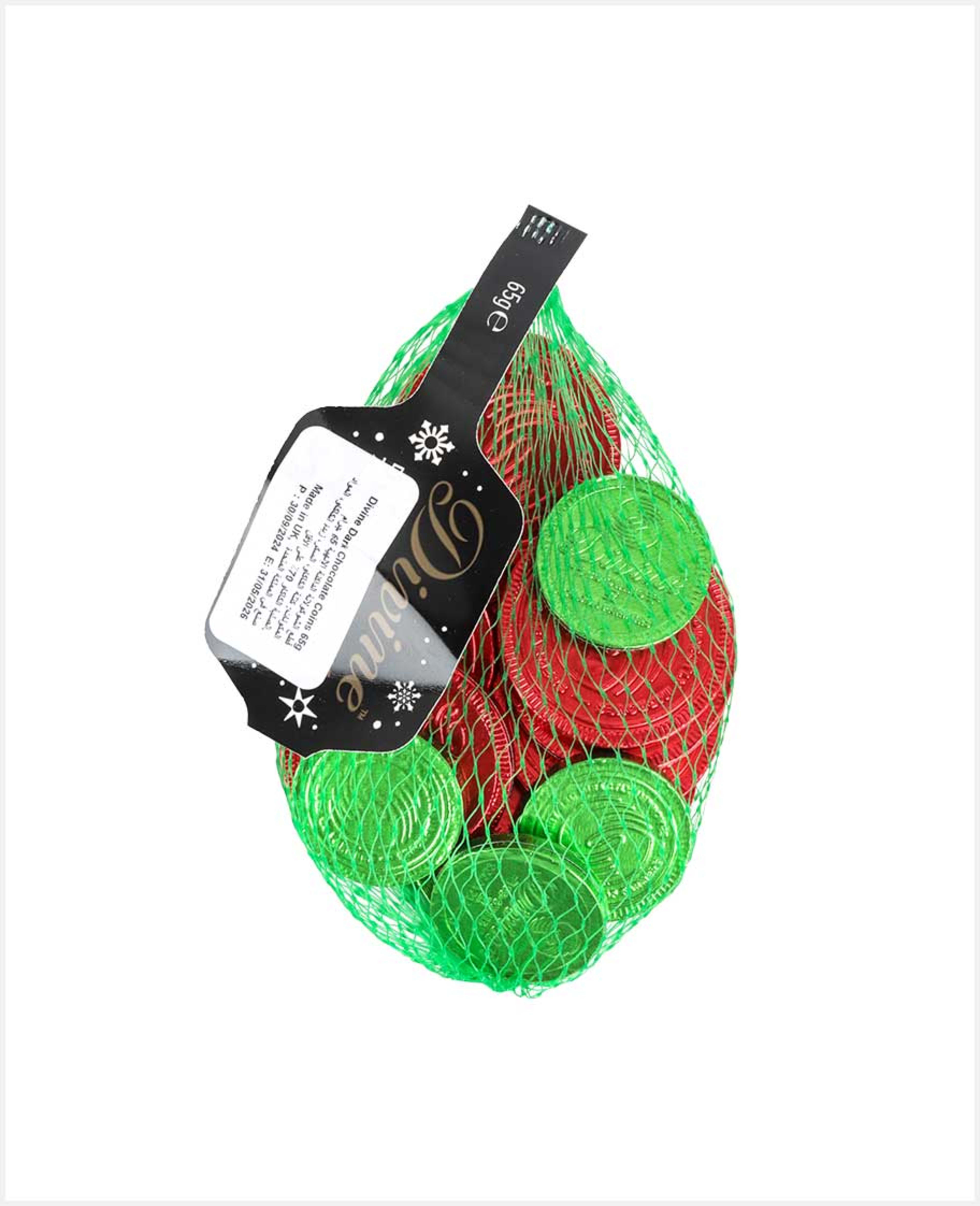 Divine 70% Dark Chocolate Coins 65gm - image 2