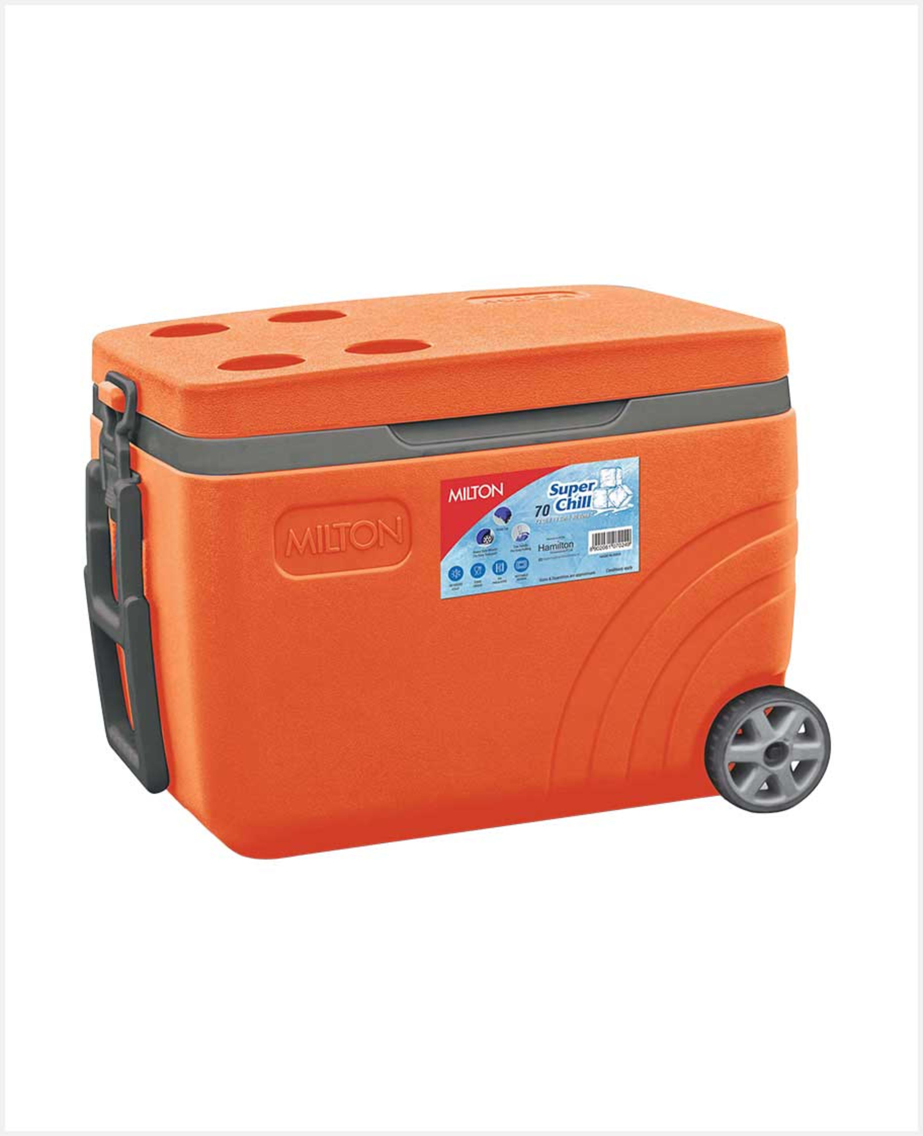 Milton Super Chill Ice Pail Orange Brown Grey 70ltr Dlxx - image 2