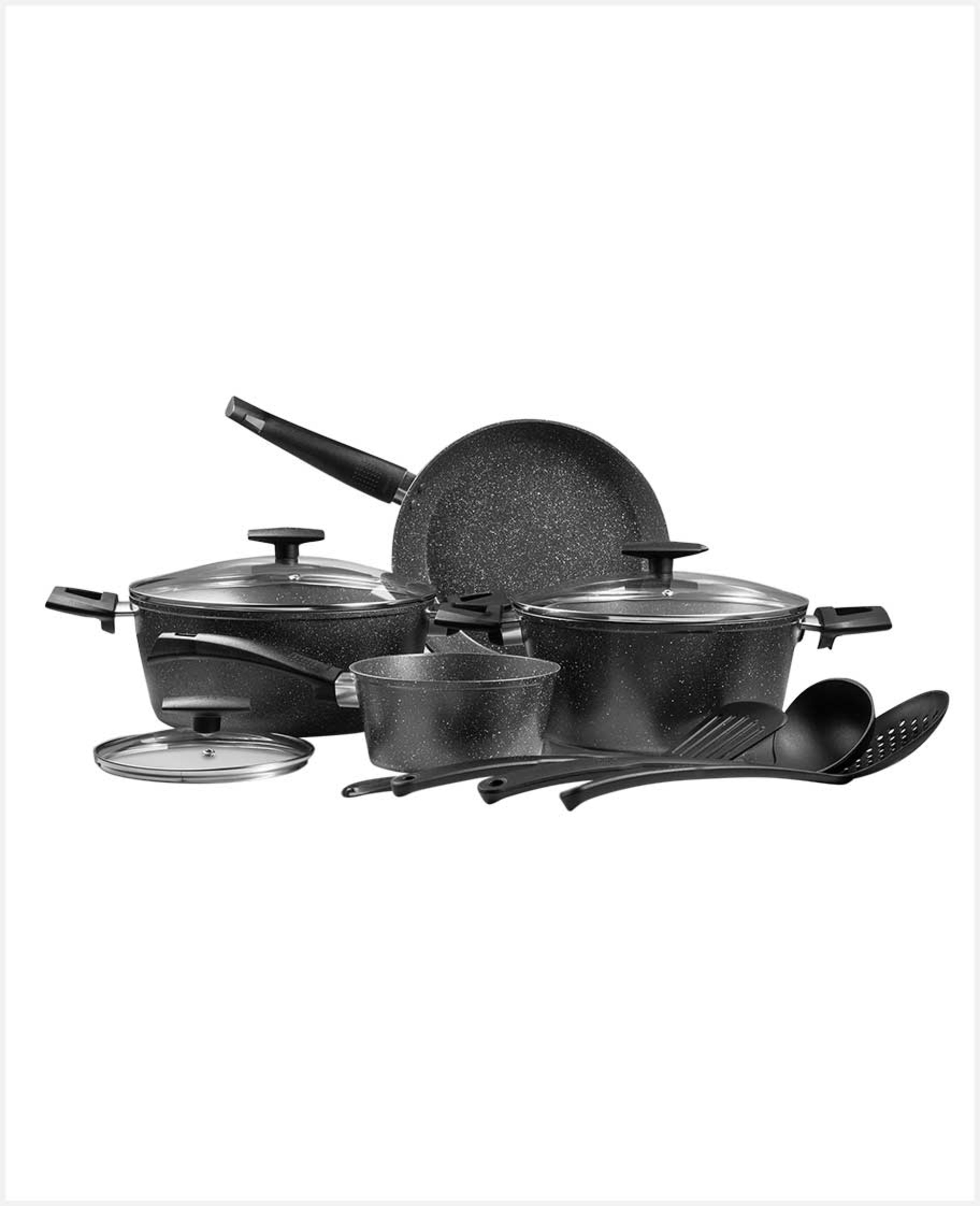 Bergner Everyday Forged Alum Cookware Set 10pcs Bg-31304 - image 2