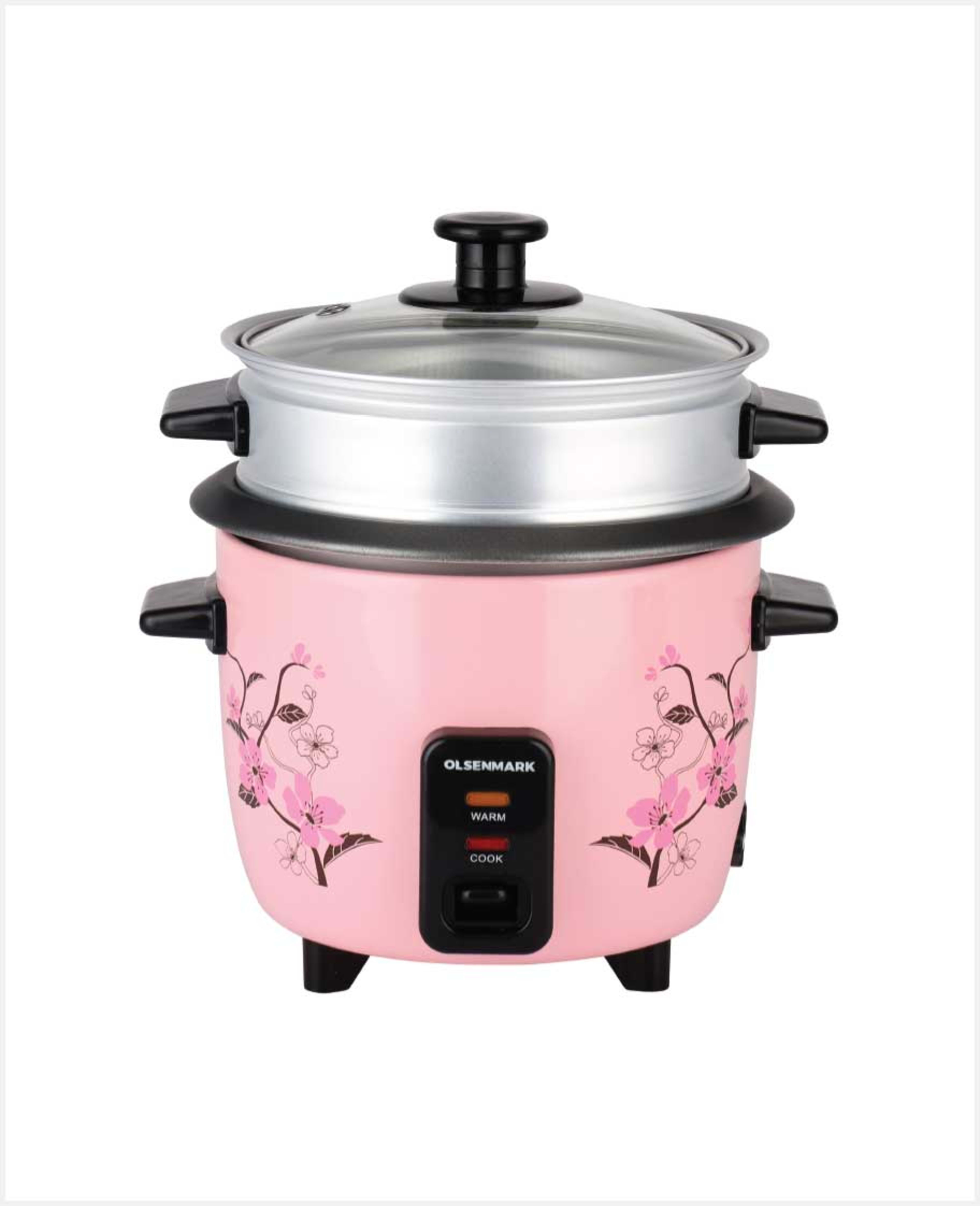 Olsenmark 3in1 Rice Cooker Inner Glass Lid 0.6l Omrc2350