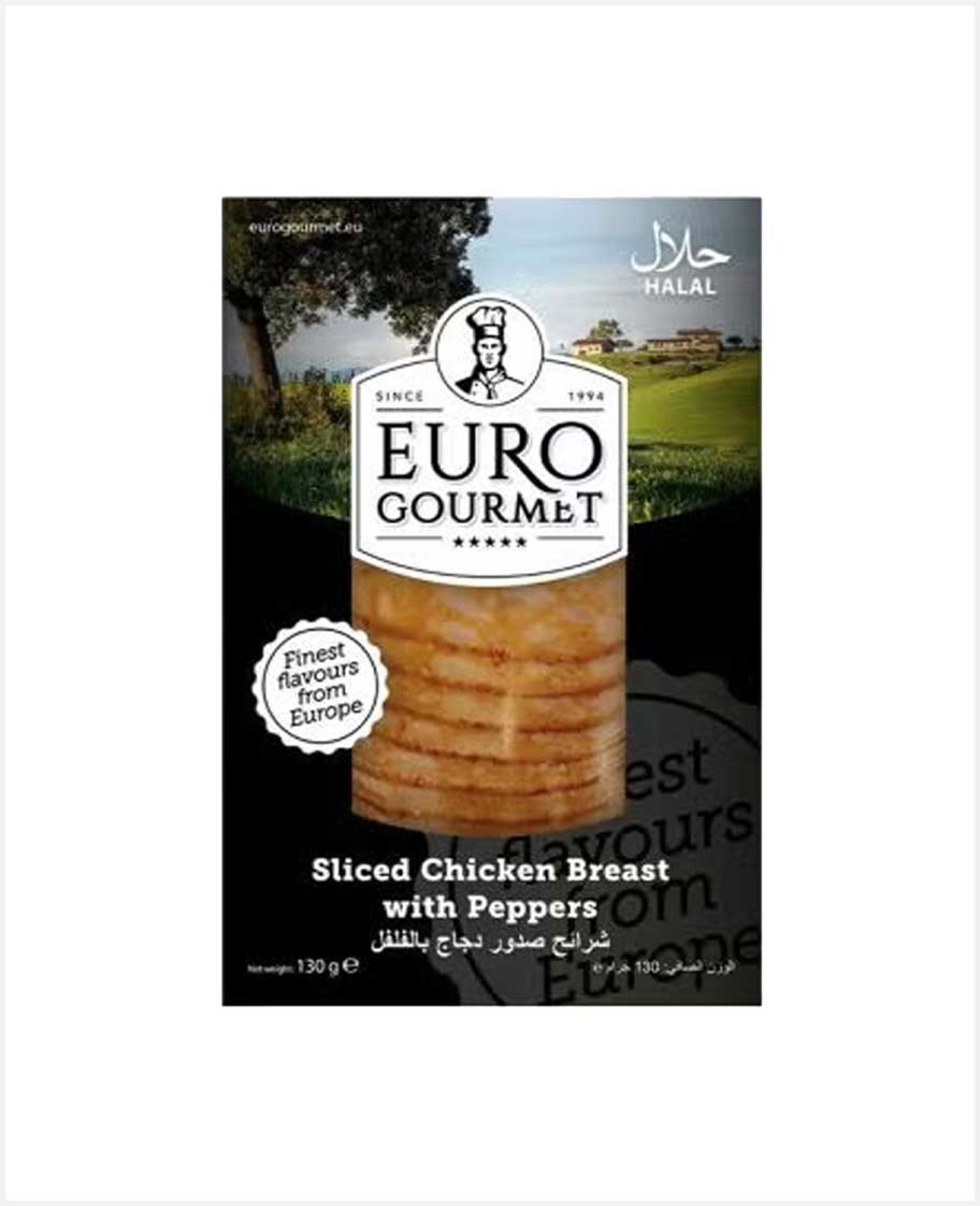 Euro Gourmet Sliced Chicken Breast with Peppers 130gm - image 2