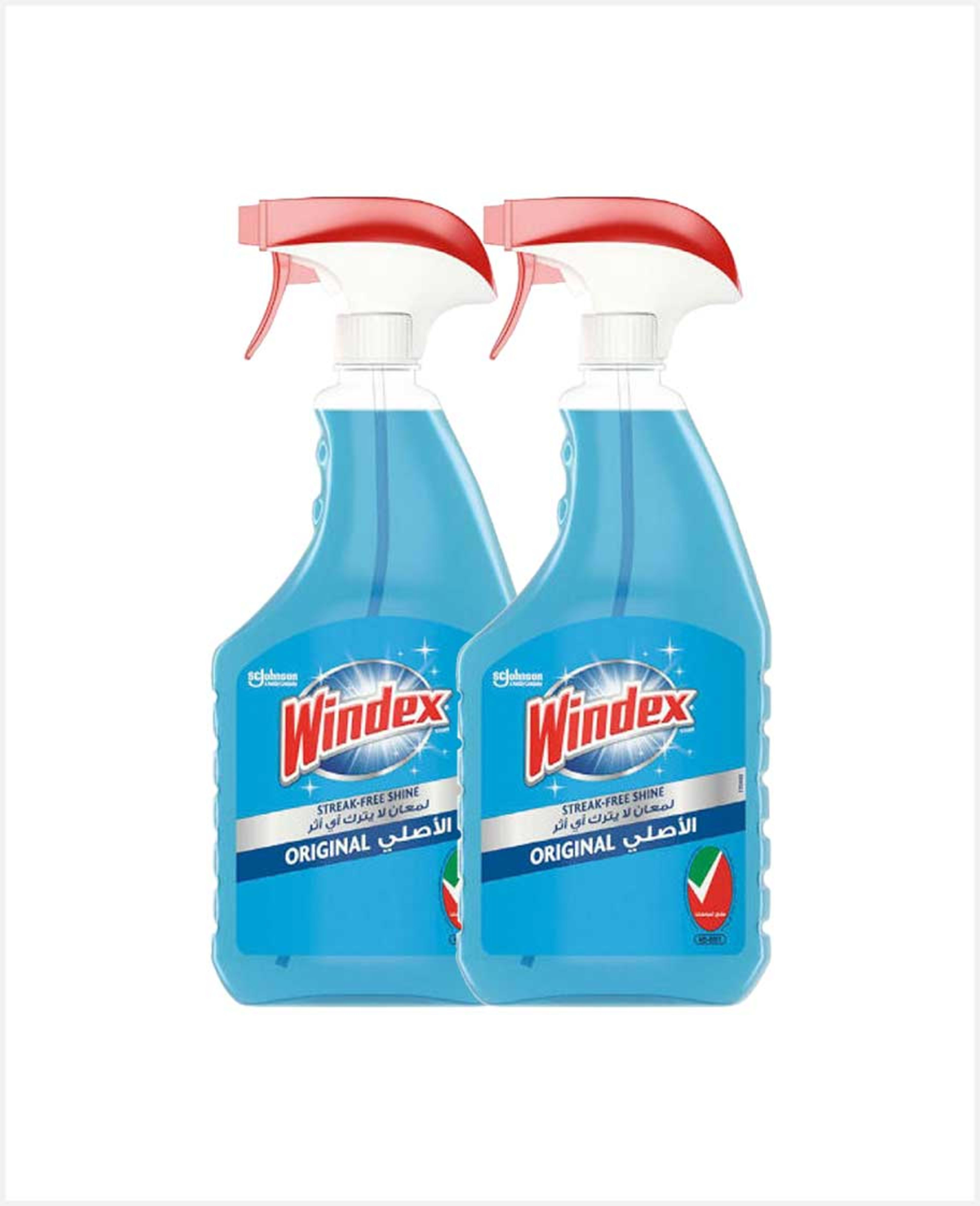 Windex Original Glass Cleaner 2x750ml