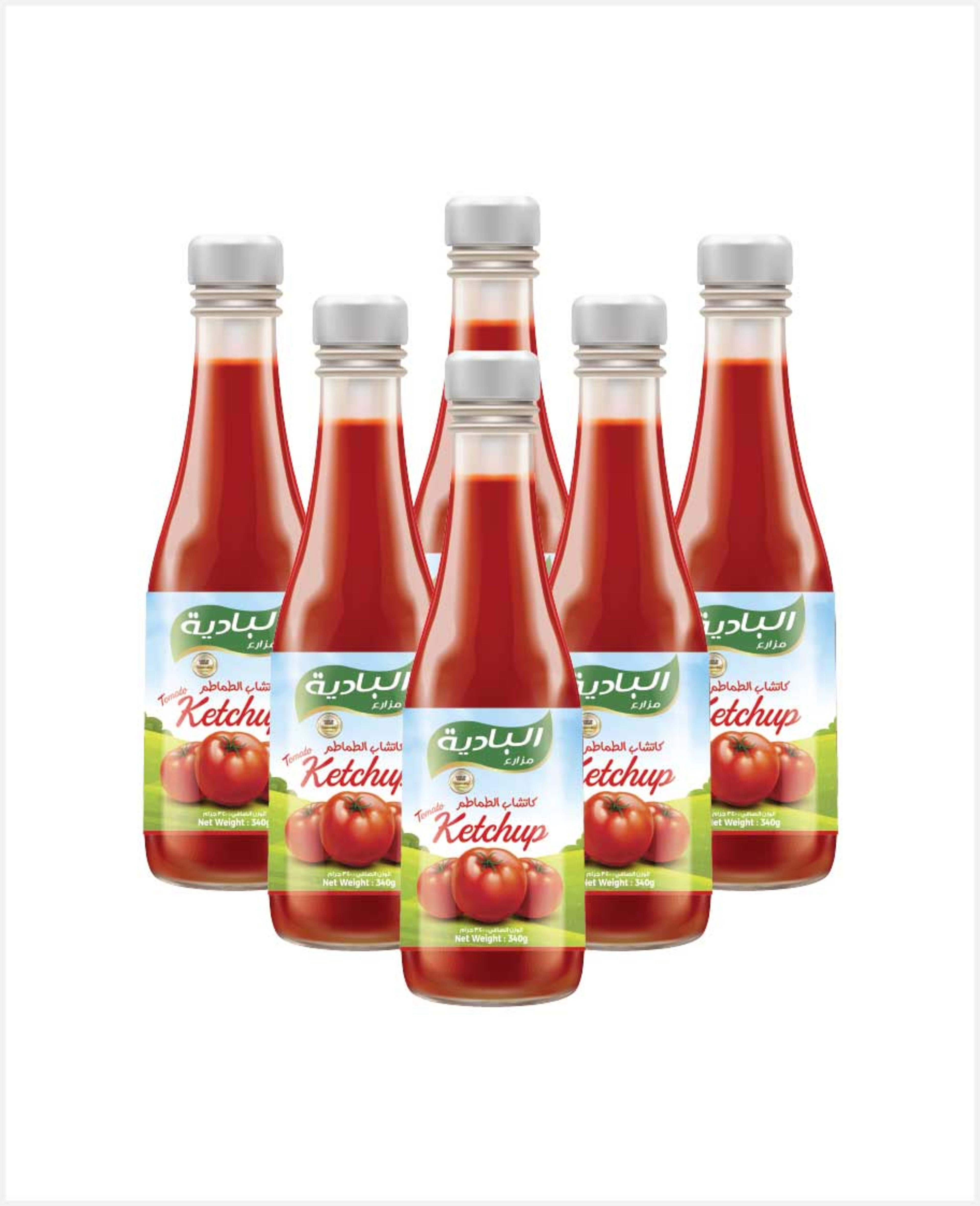 Al Badia Tomato Ketchup 6pcs 340ml Value Pack