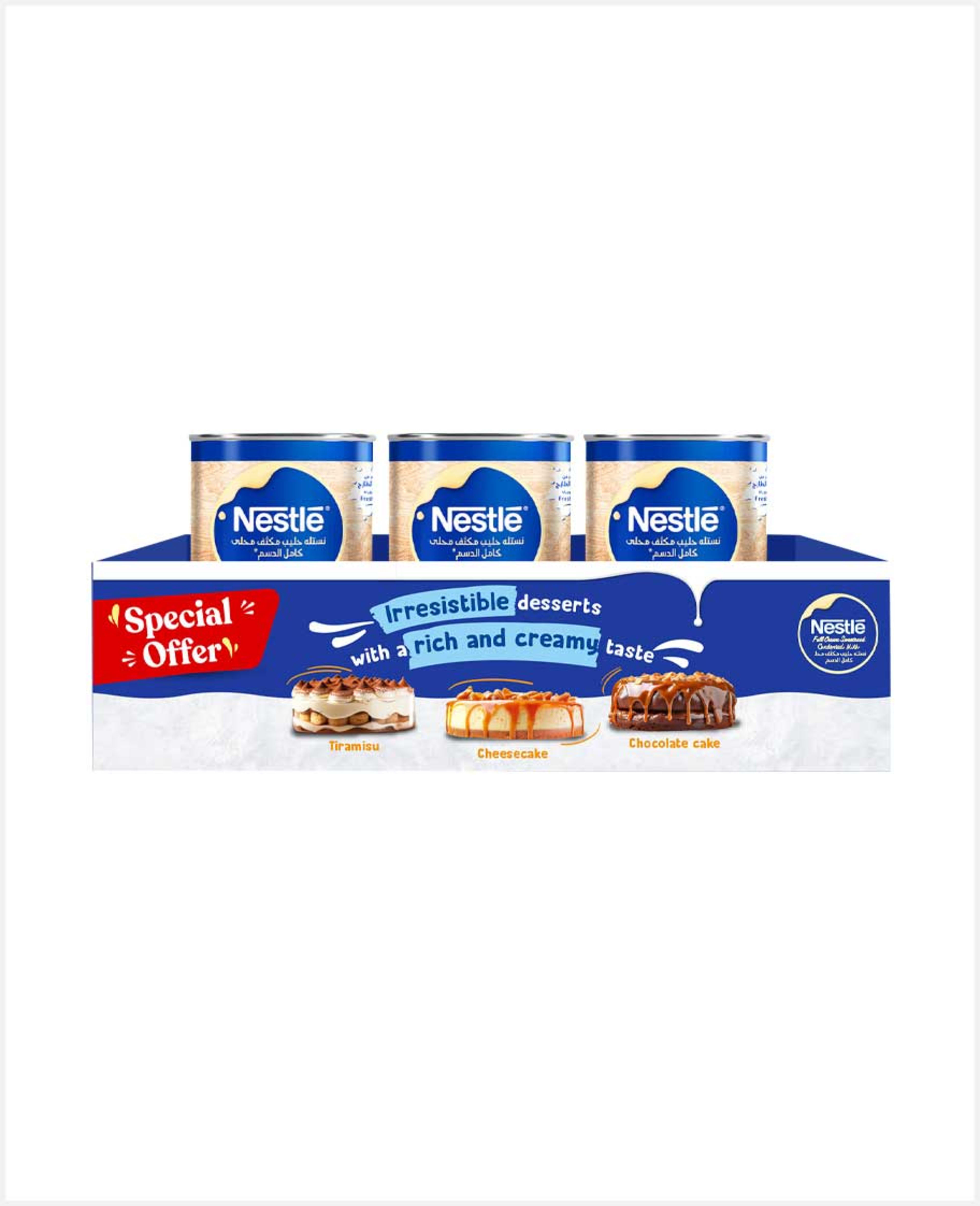 Nestle Full Cream Sweetened Condensed Milk 3x370gm @10%off